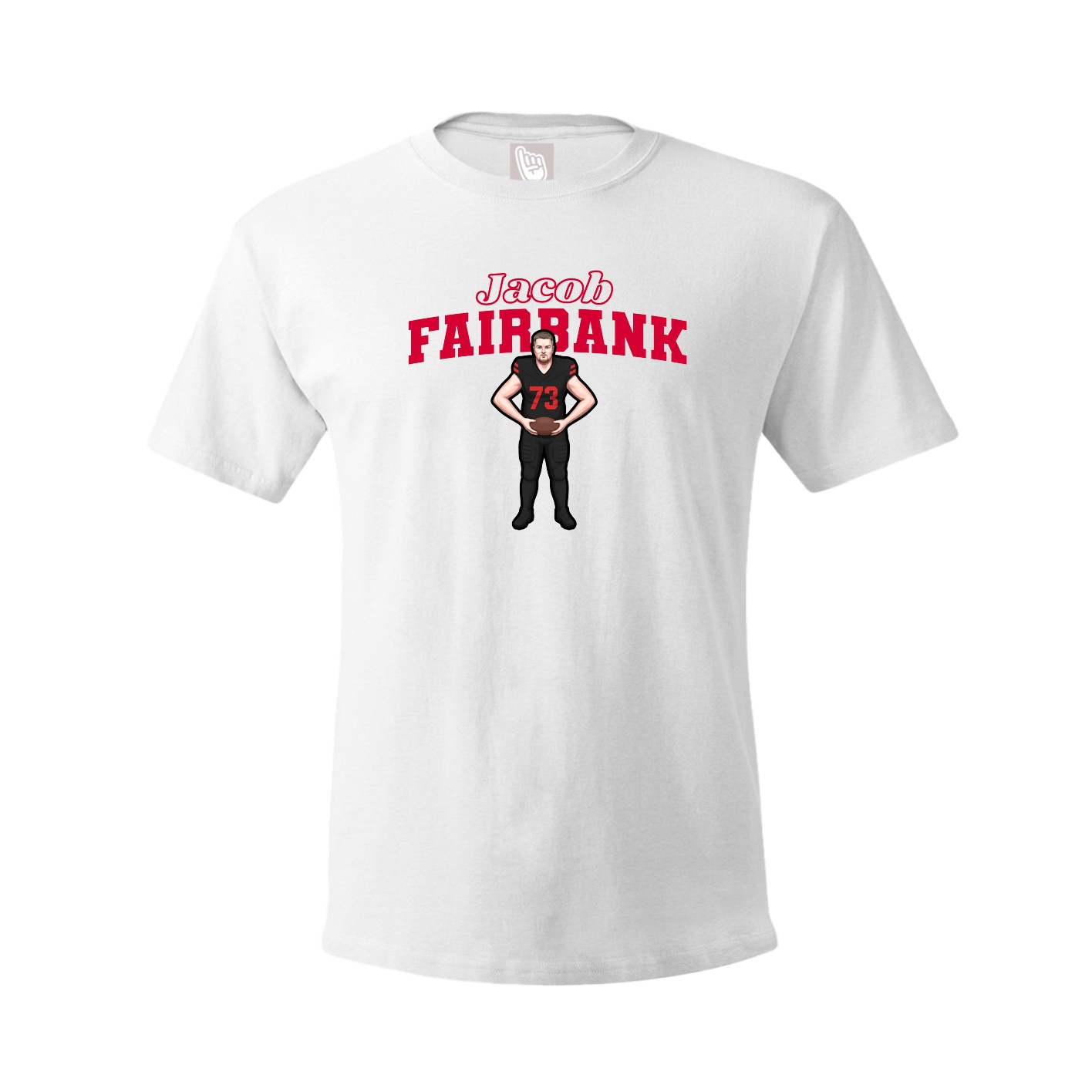 Tee — Name Arch in White