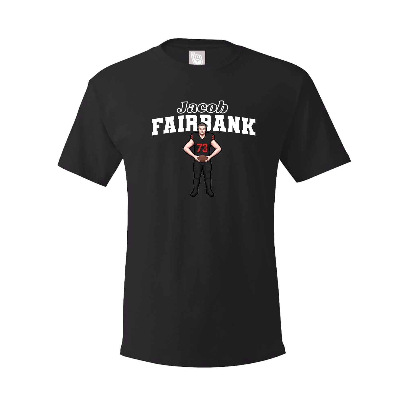 Youth Tee — Name Arch in Black