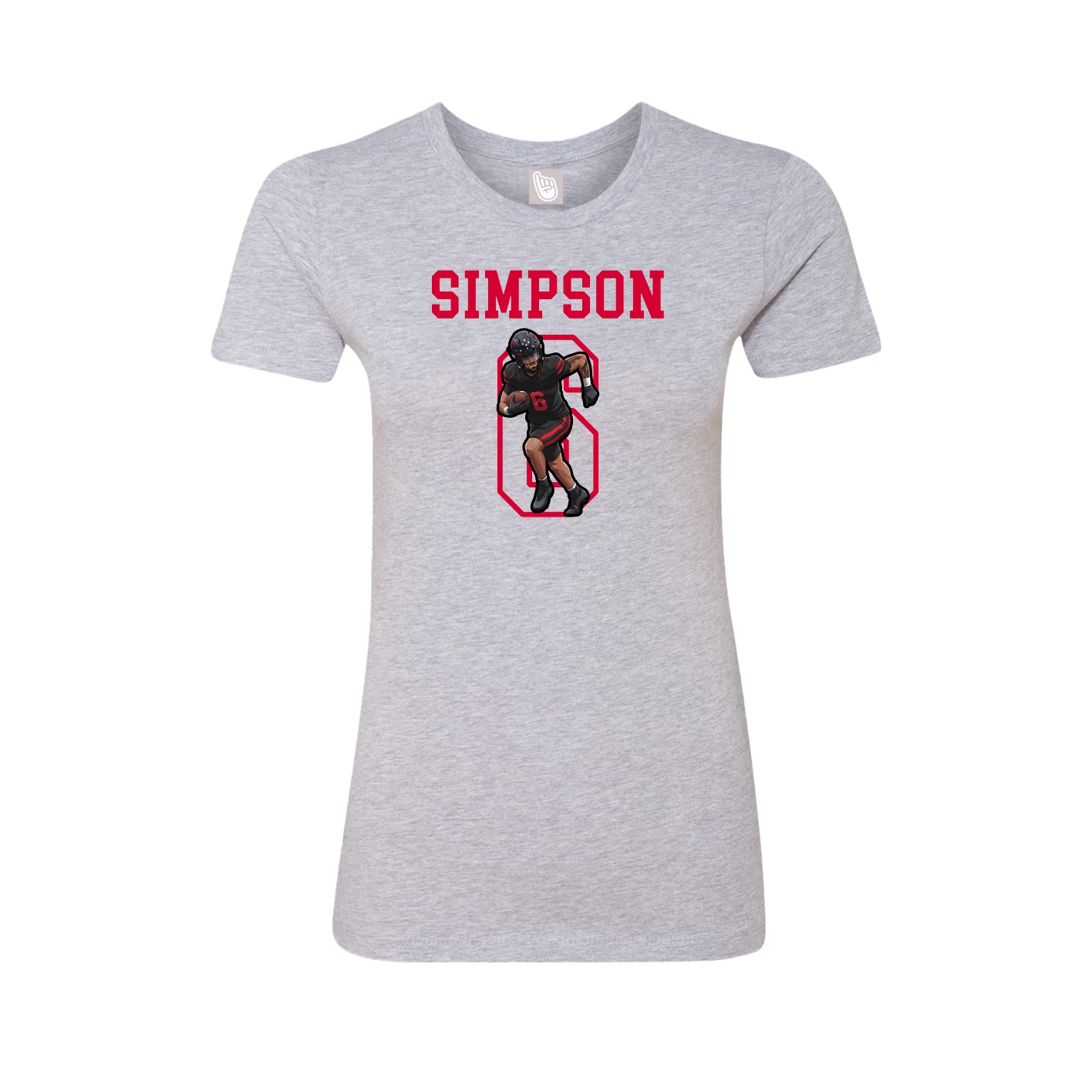 Fitted Women's Tee — Shirsey in Grey