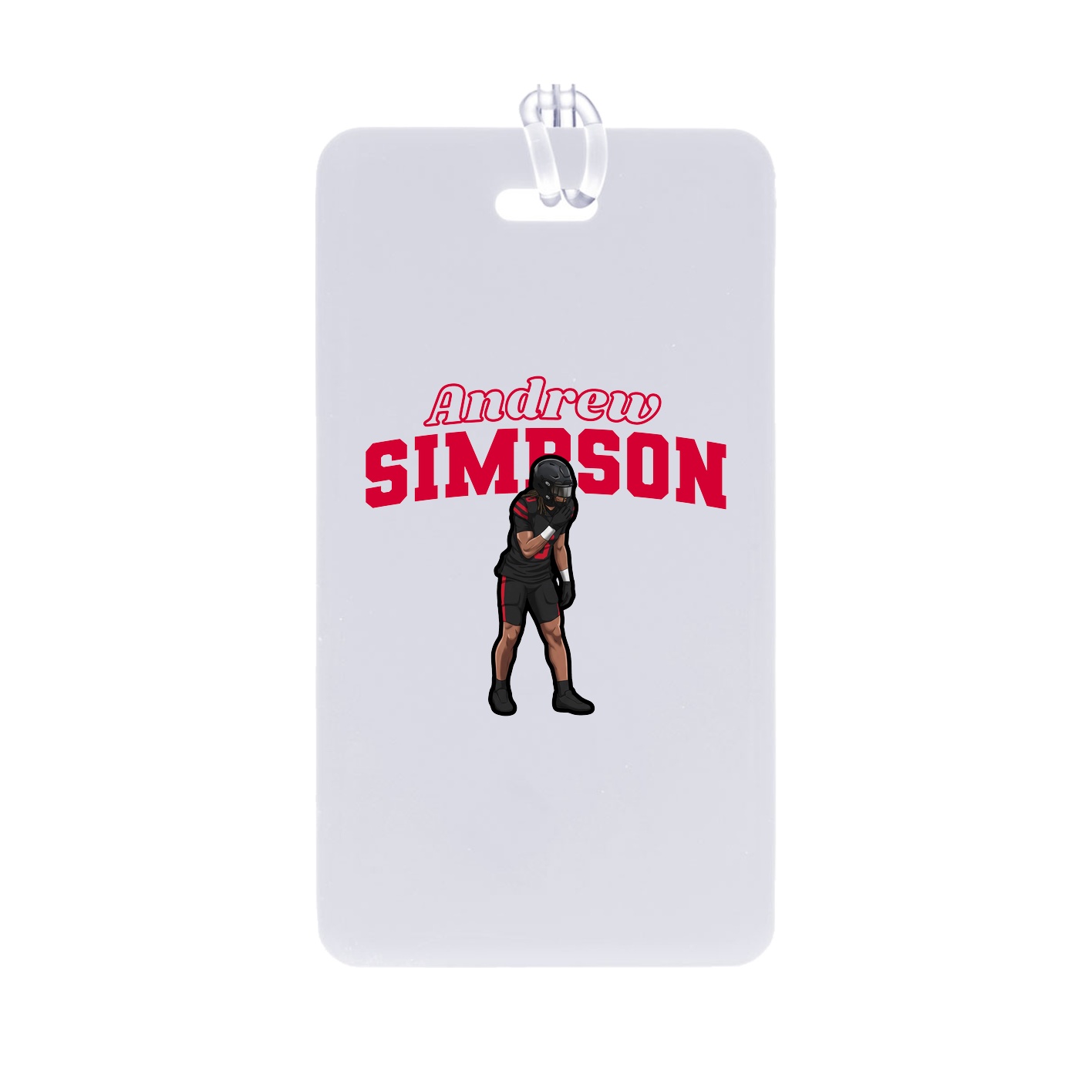 Bag Tag — Name Arch in Classic