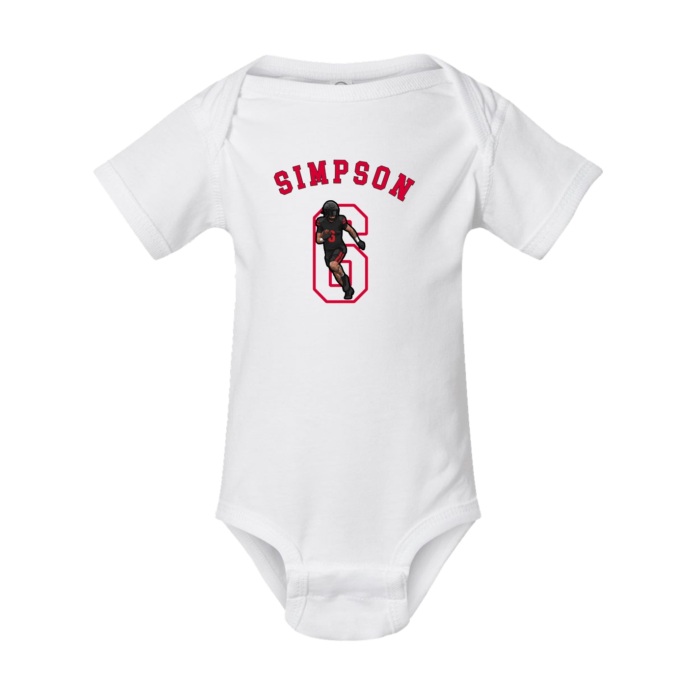 Baby Onesie — Shirsey Arch in White