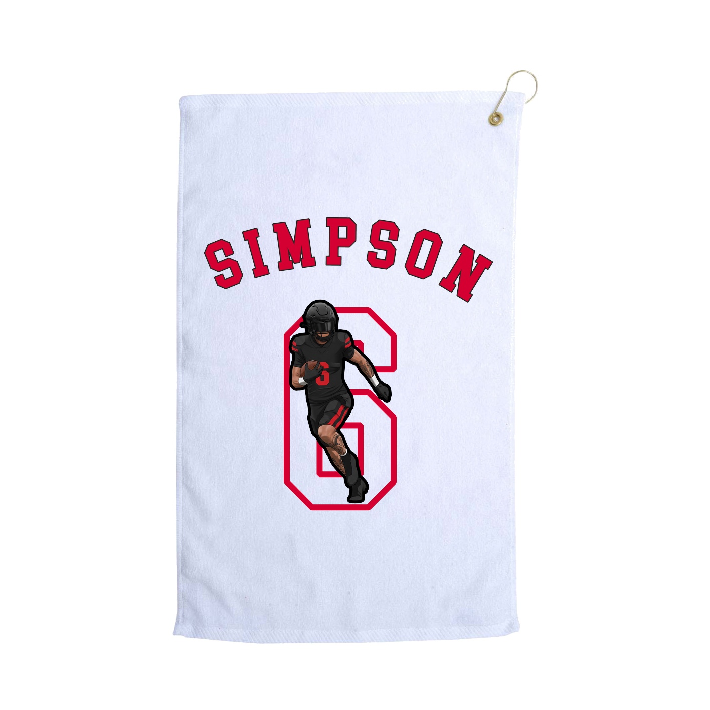 Golf Towel — Shirsey Arch in White