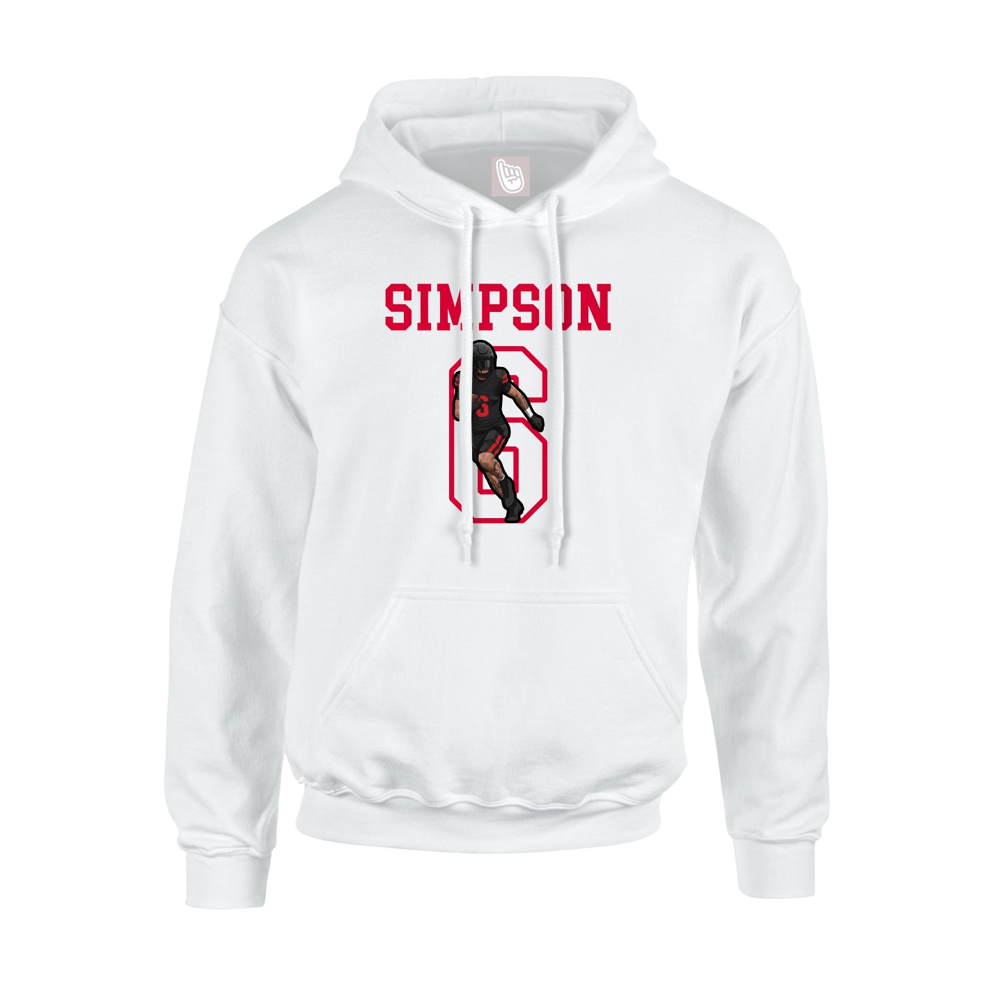 Youth Hoodie — Shirsey in White