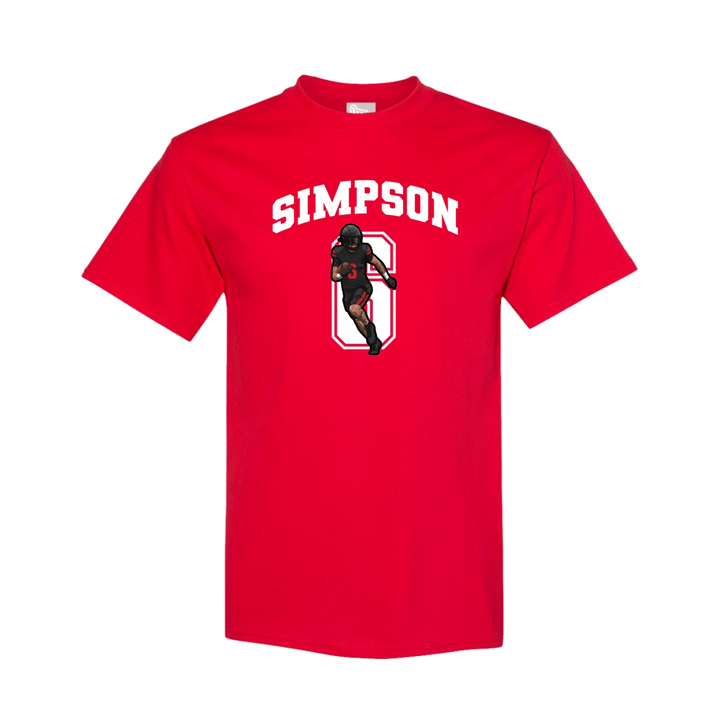 Tee — Number in Red