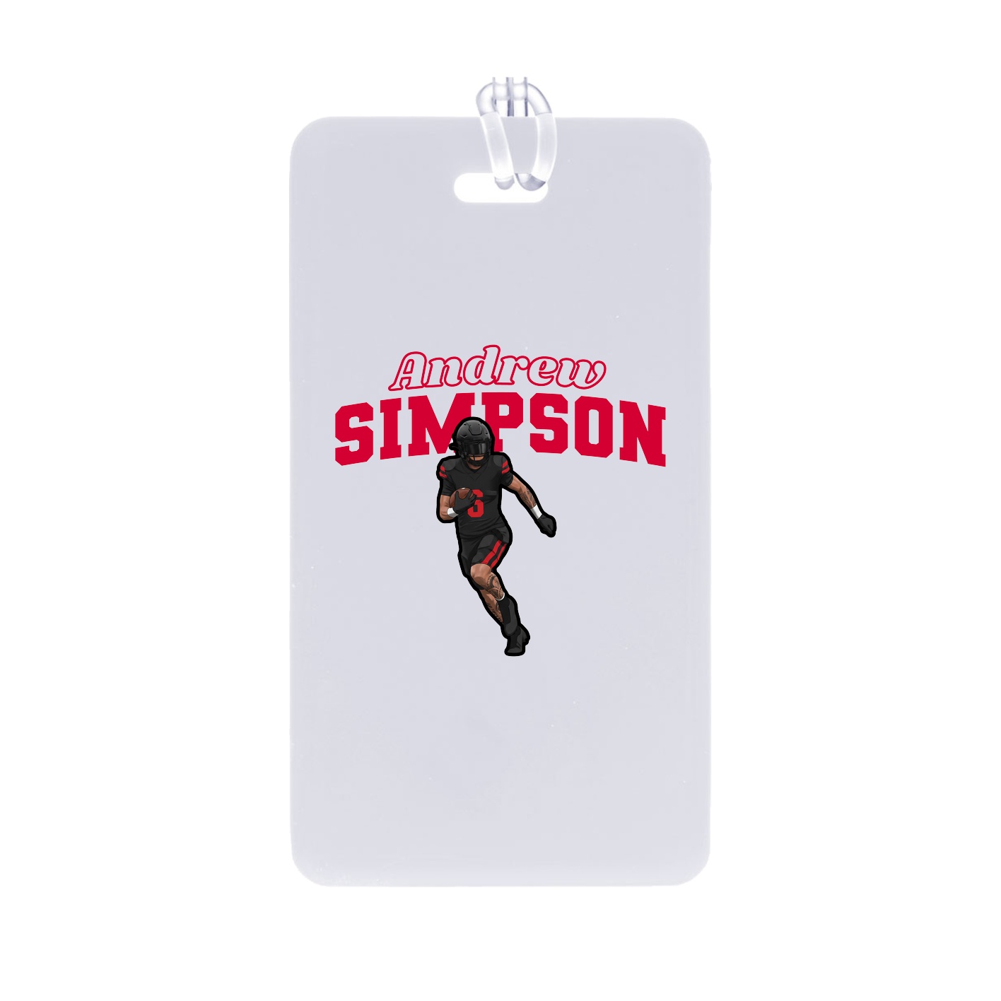 Bag Tag — Name Arch in Classic