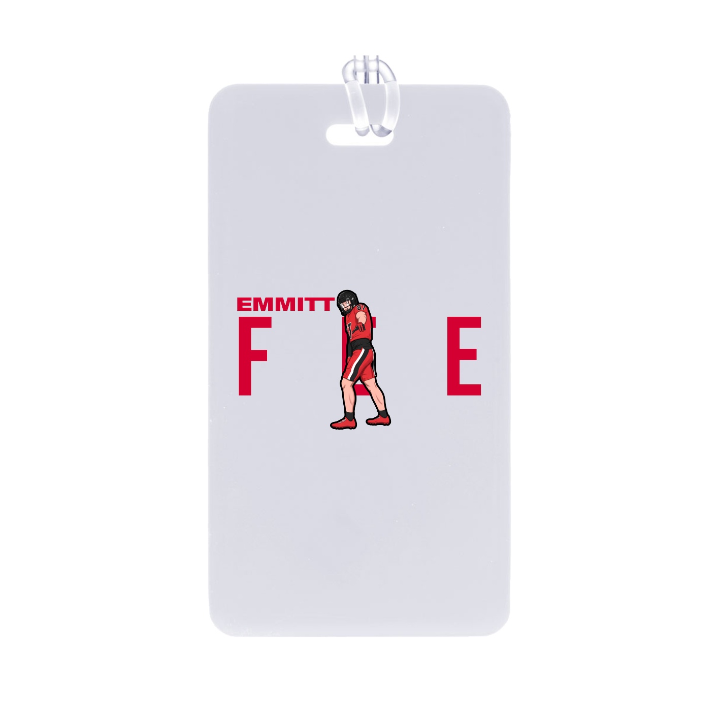 Bag Tag — Player Name in Classic
