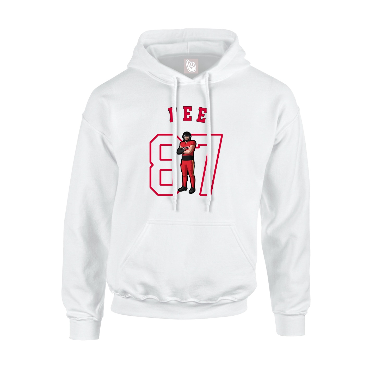 Hoodie — Shirsey Arch in White
