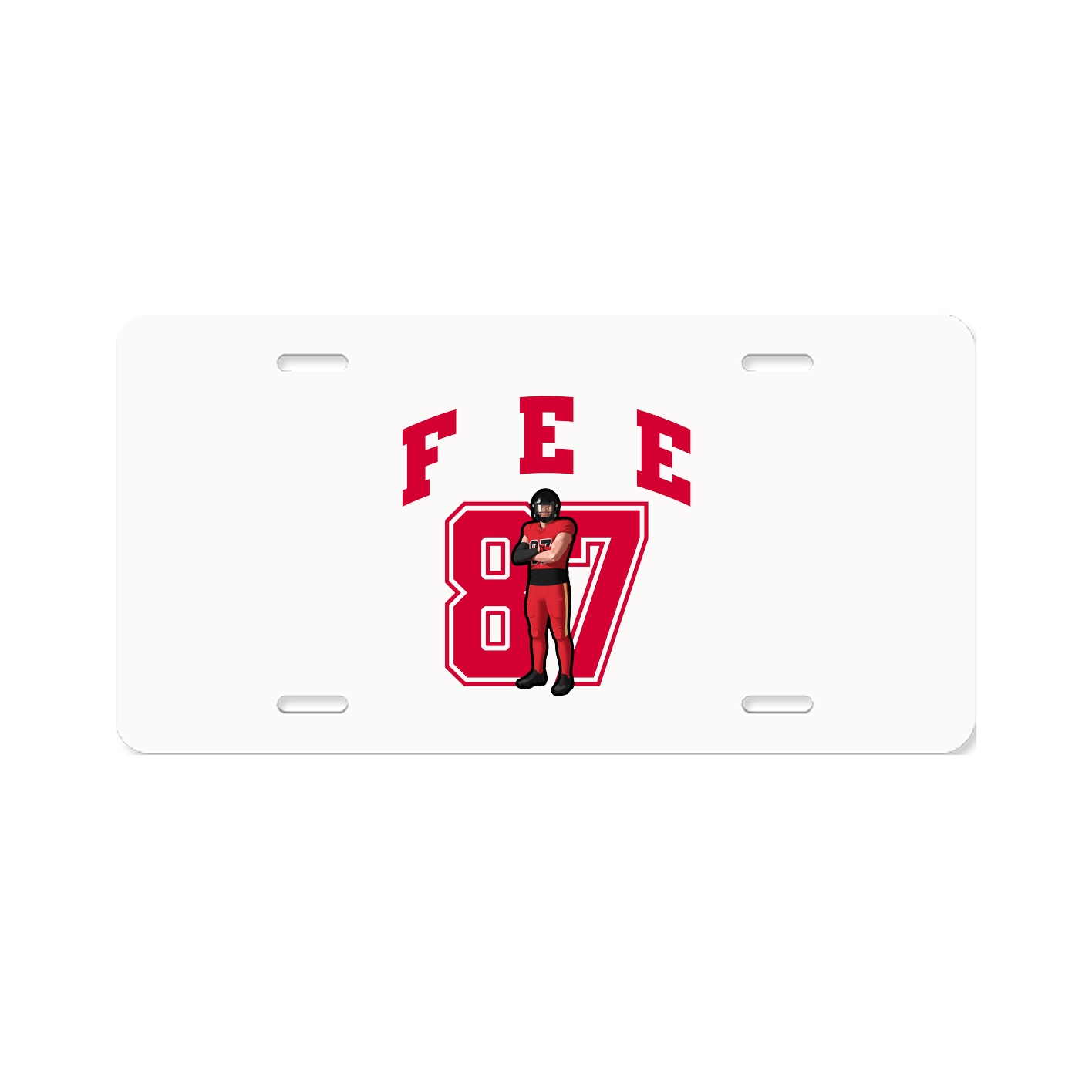 License Plate — Number in Classic