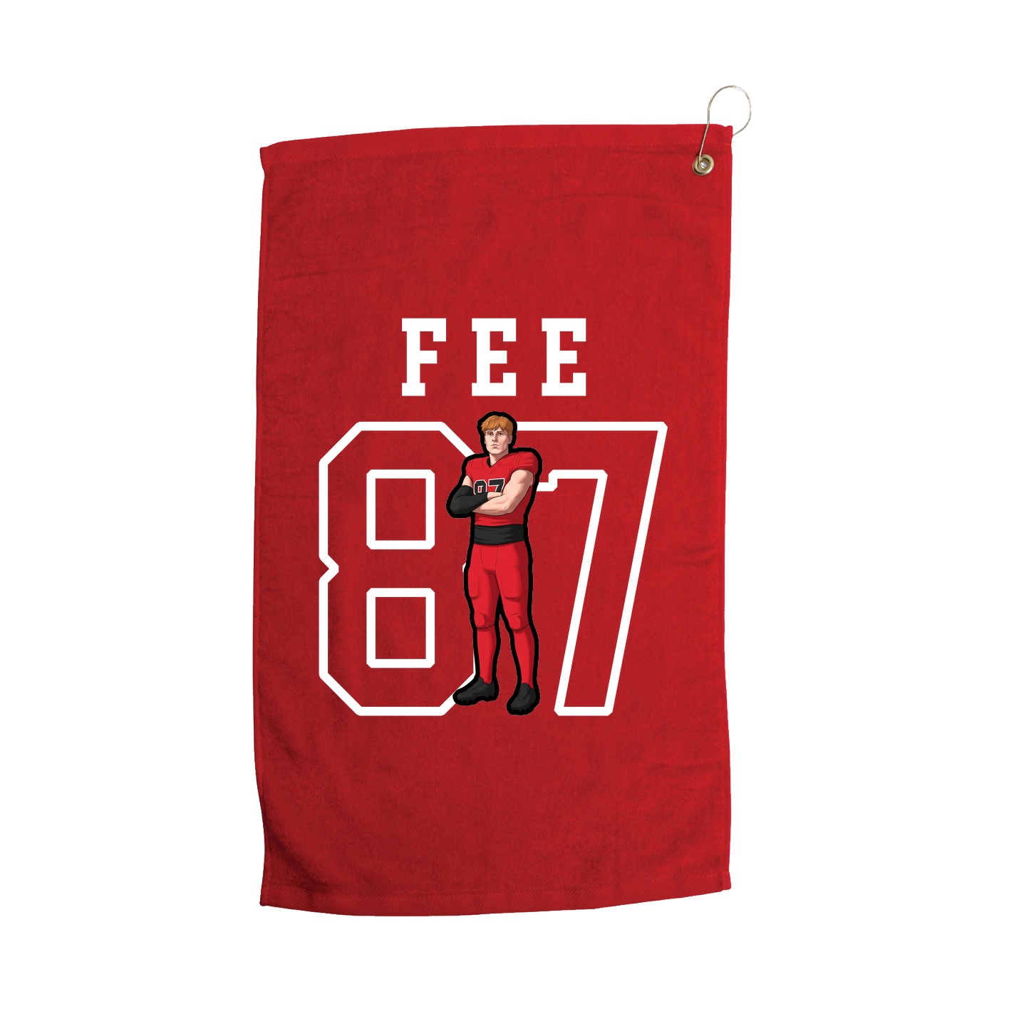 Golf Towel — Shirsey in Red