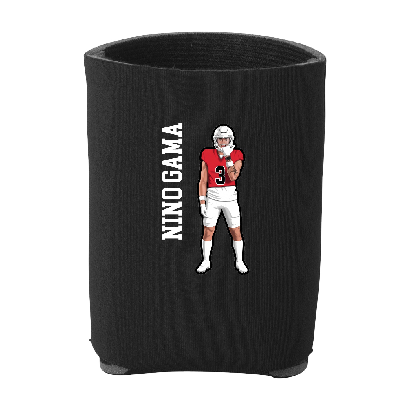 Can Holder — Name Vertical in Black