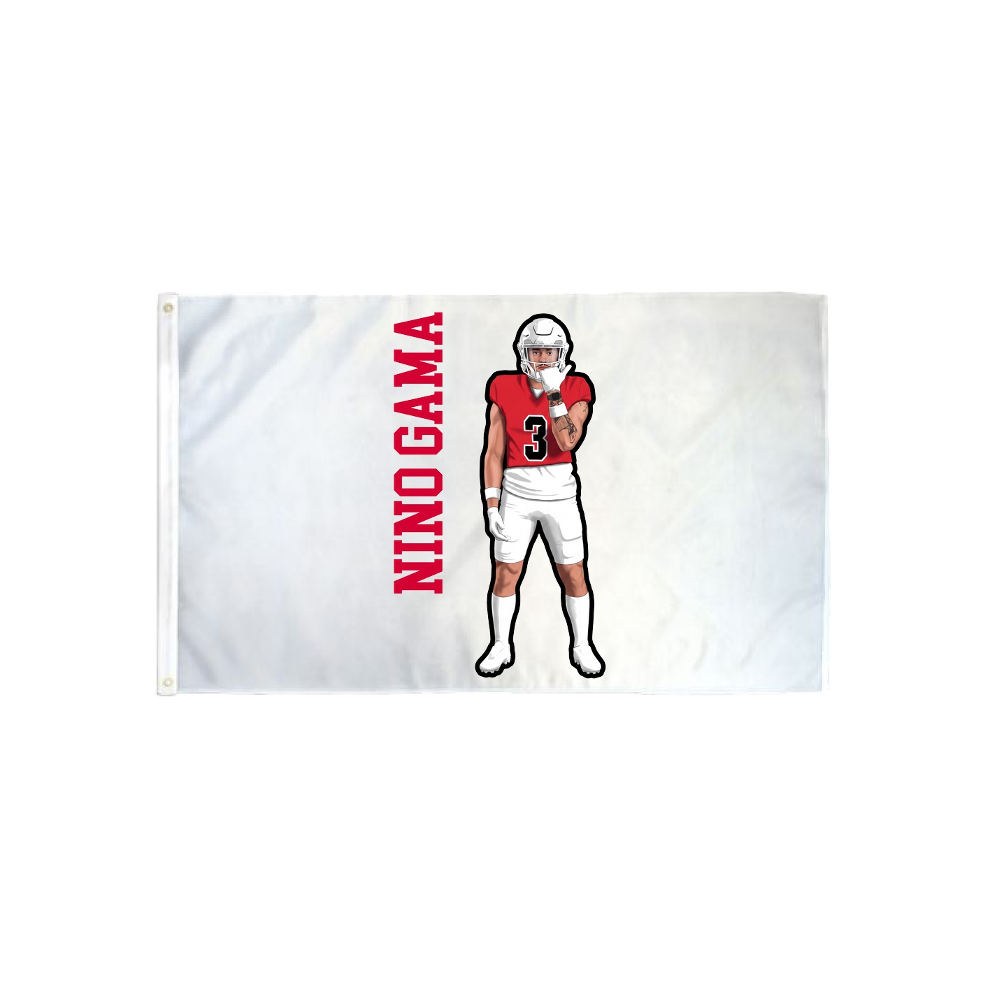 3x5 Flag — Name Vertical in Classic