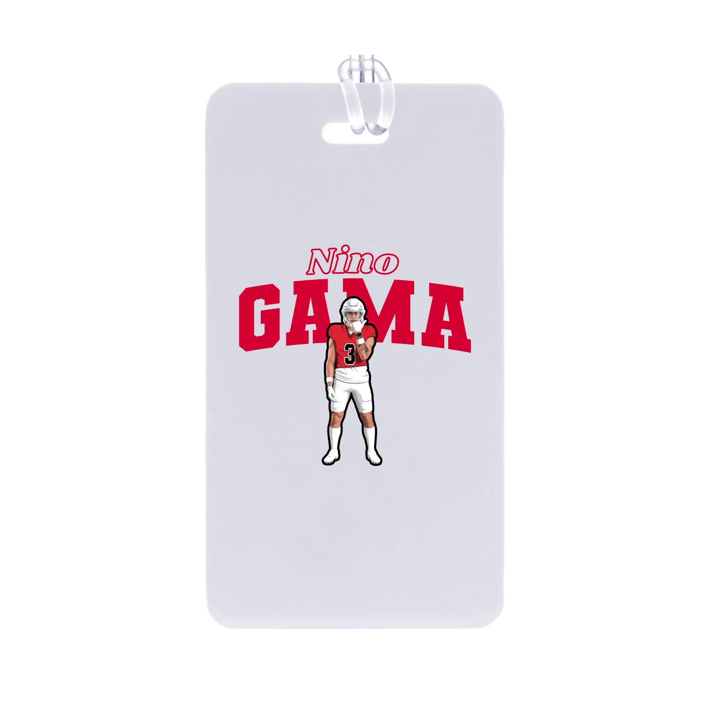Bag Tag — Name Arch in Classic
