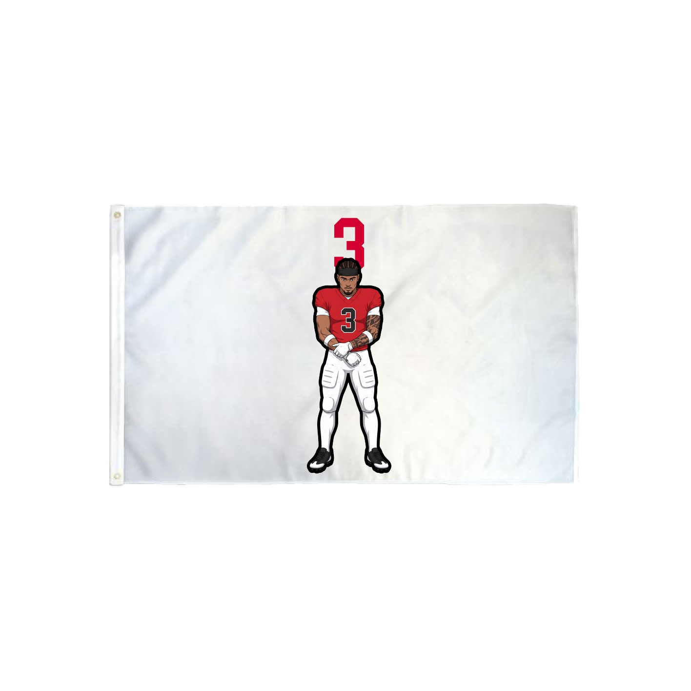 3x5 Flag — Number Top in Classic