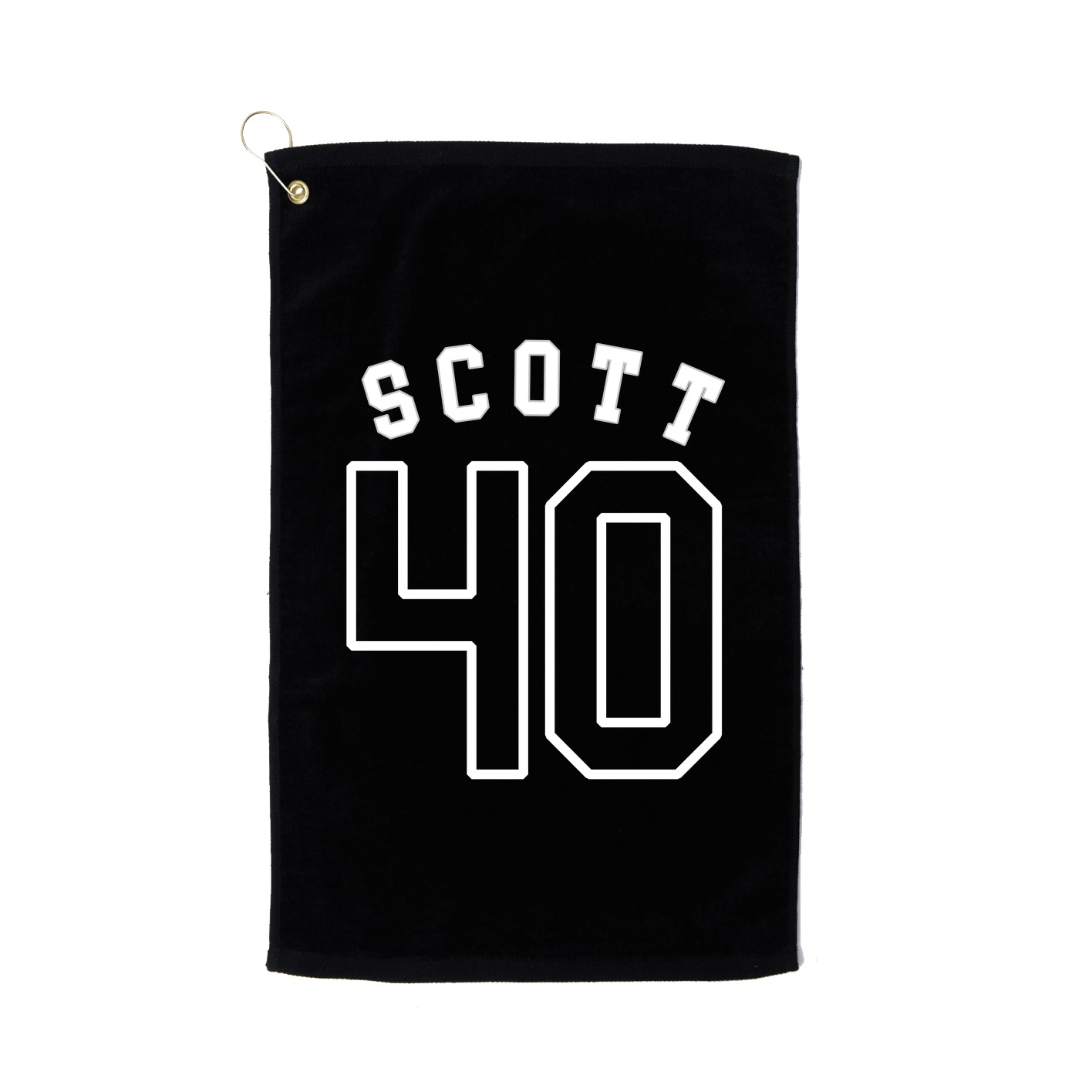 Golf Towel — Shirsey Arch in Black