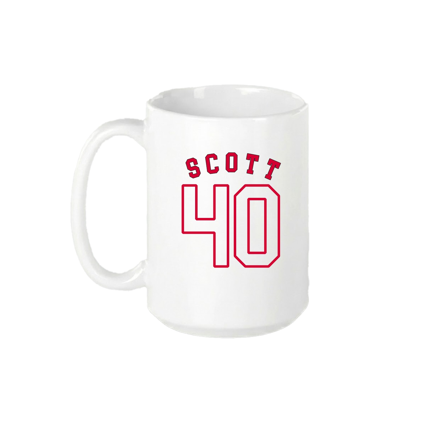 15oz Coffee Mug — Shirsey Arch in White