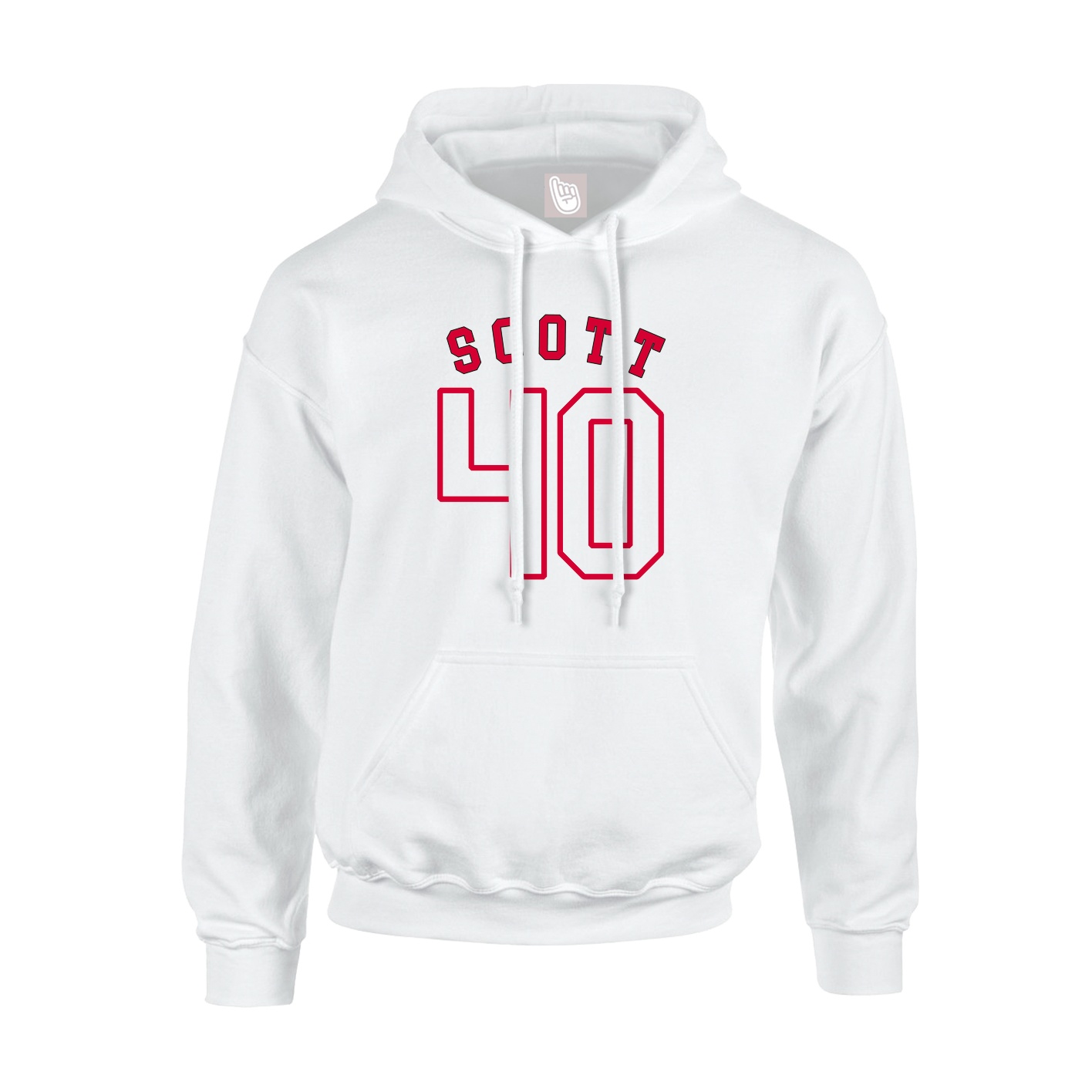 Hoodie — Shirsey Arch in White