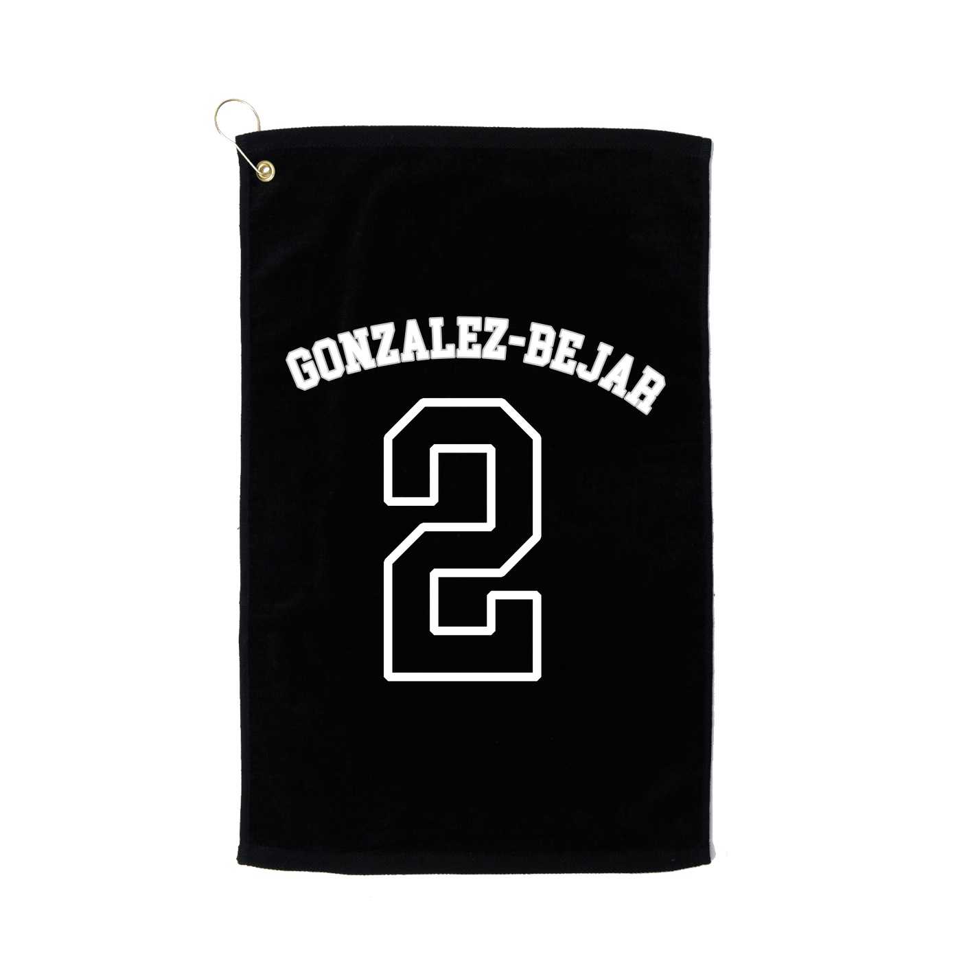 Golf Towel — Shirsey Arch in Black