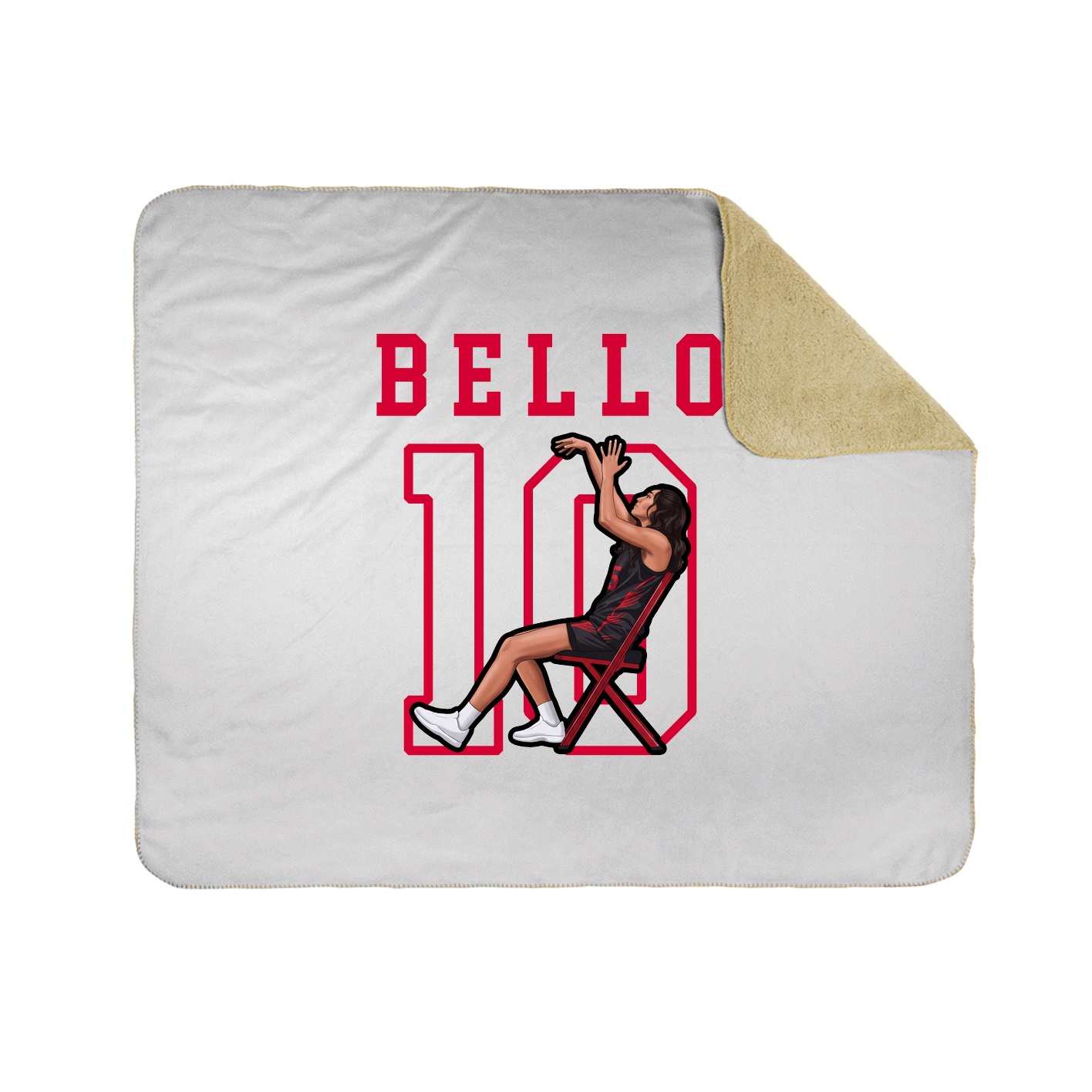 Throw Blanket — Shirsey in White