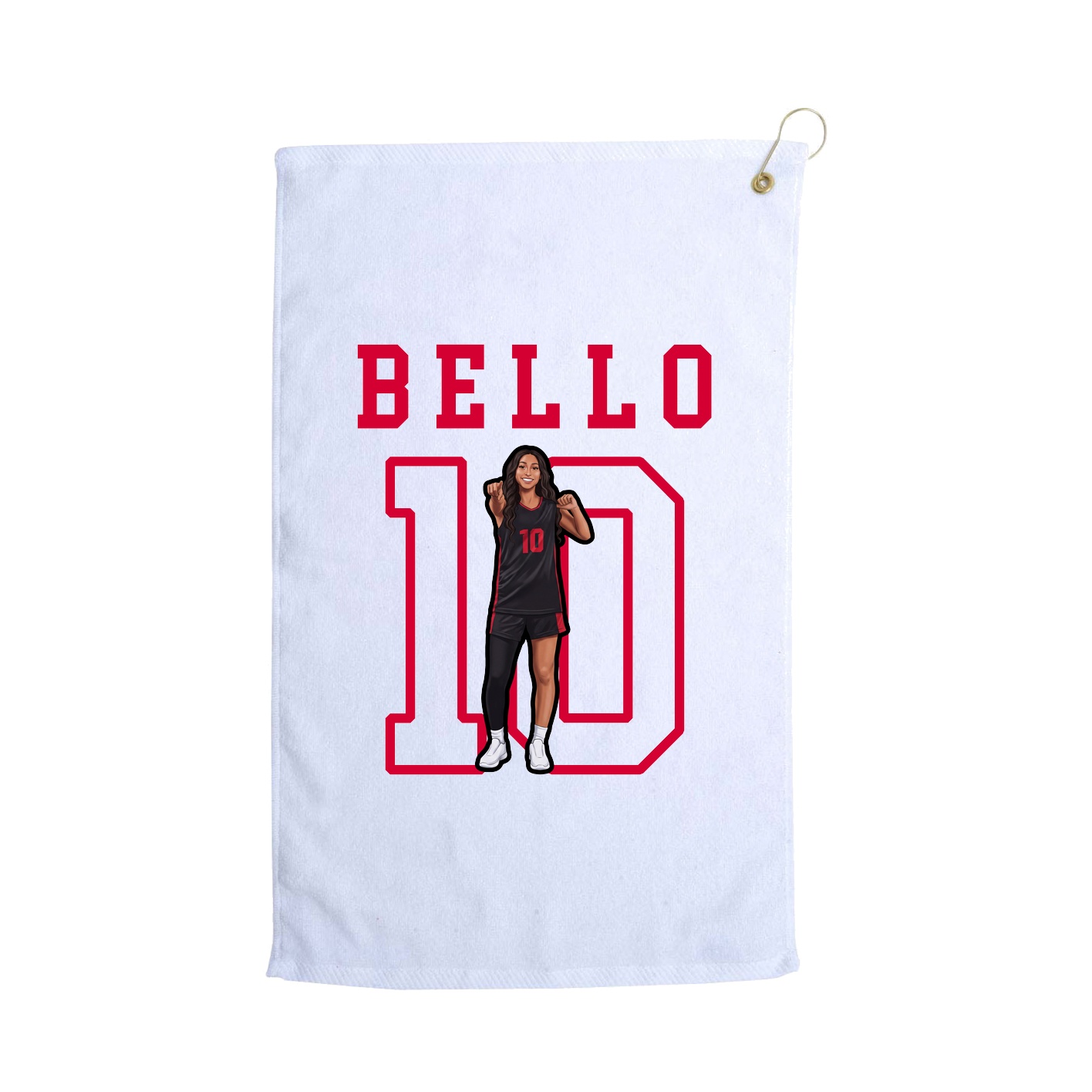 Golf Towel — Shirsey in White