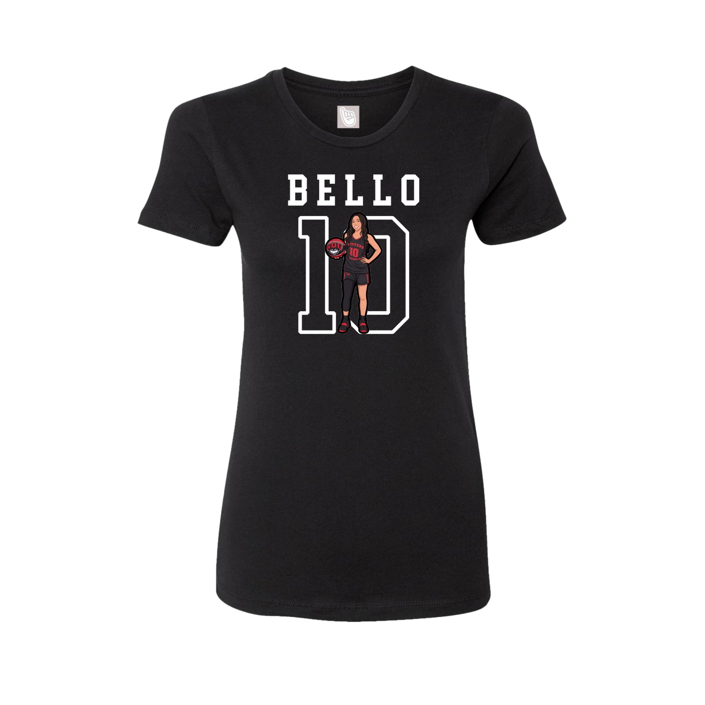 Fitted Women's Tee — Shirsey in Black