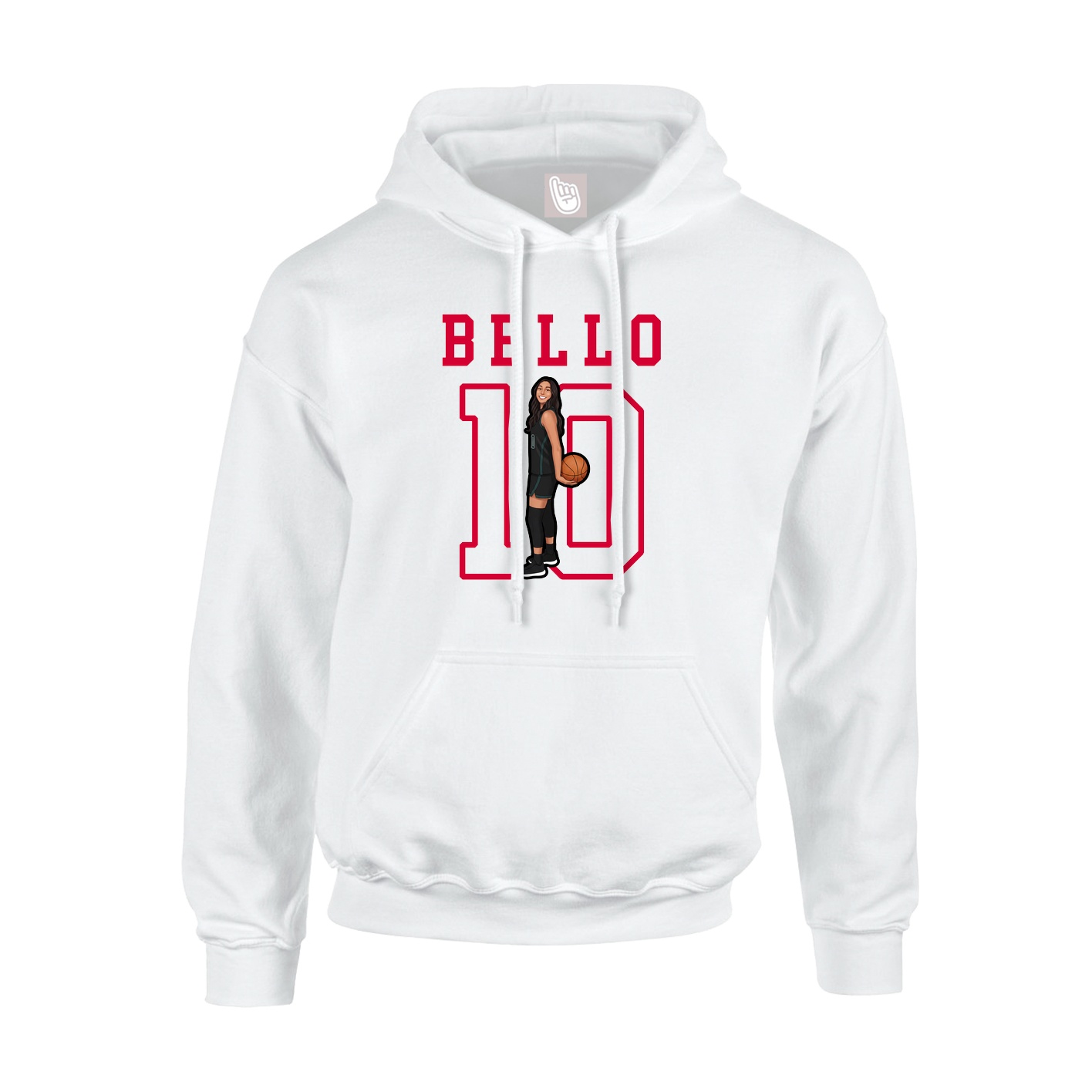 Hoodie — Shirsey in White