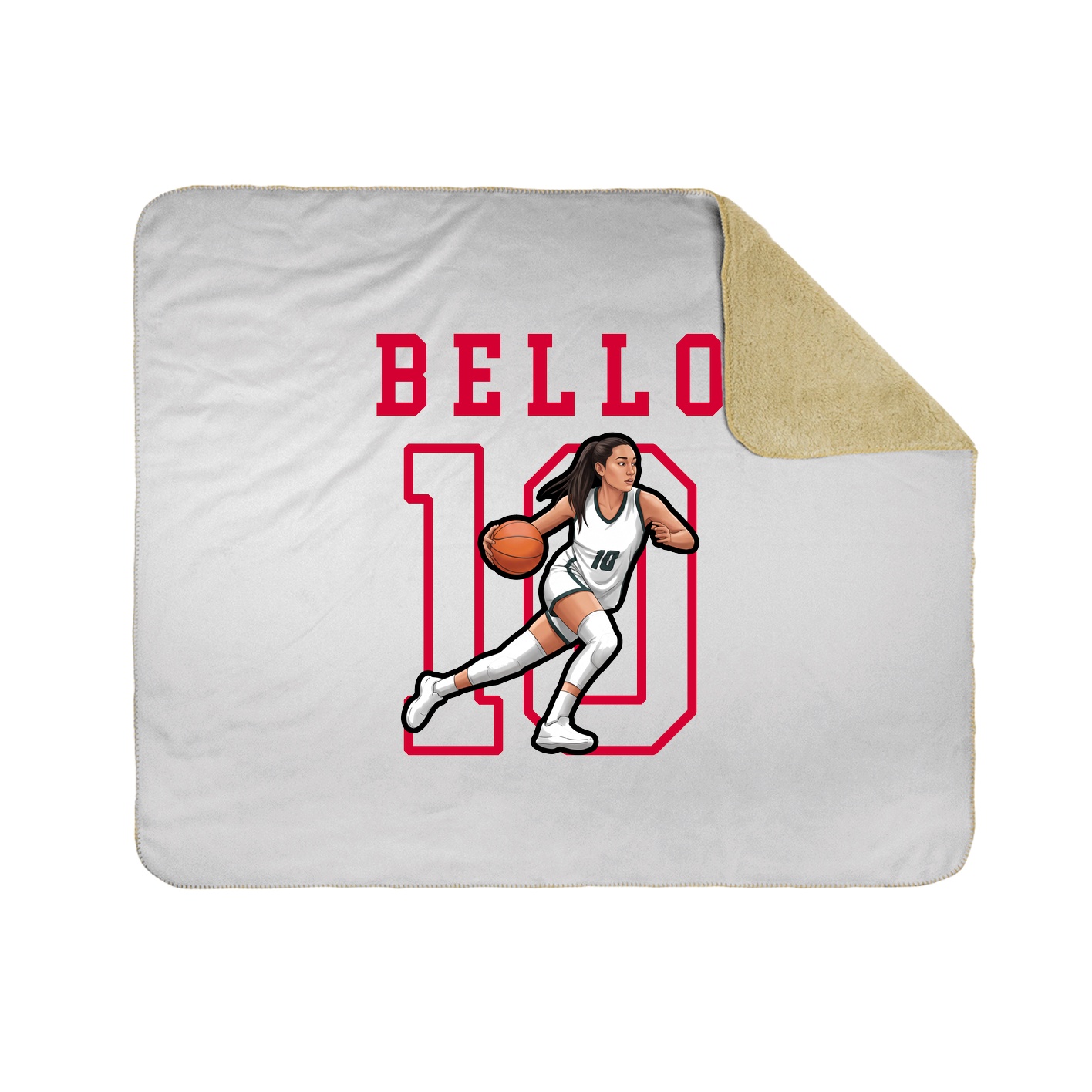 Throw Blanket — Shirsey in White