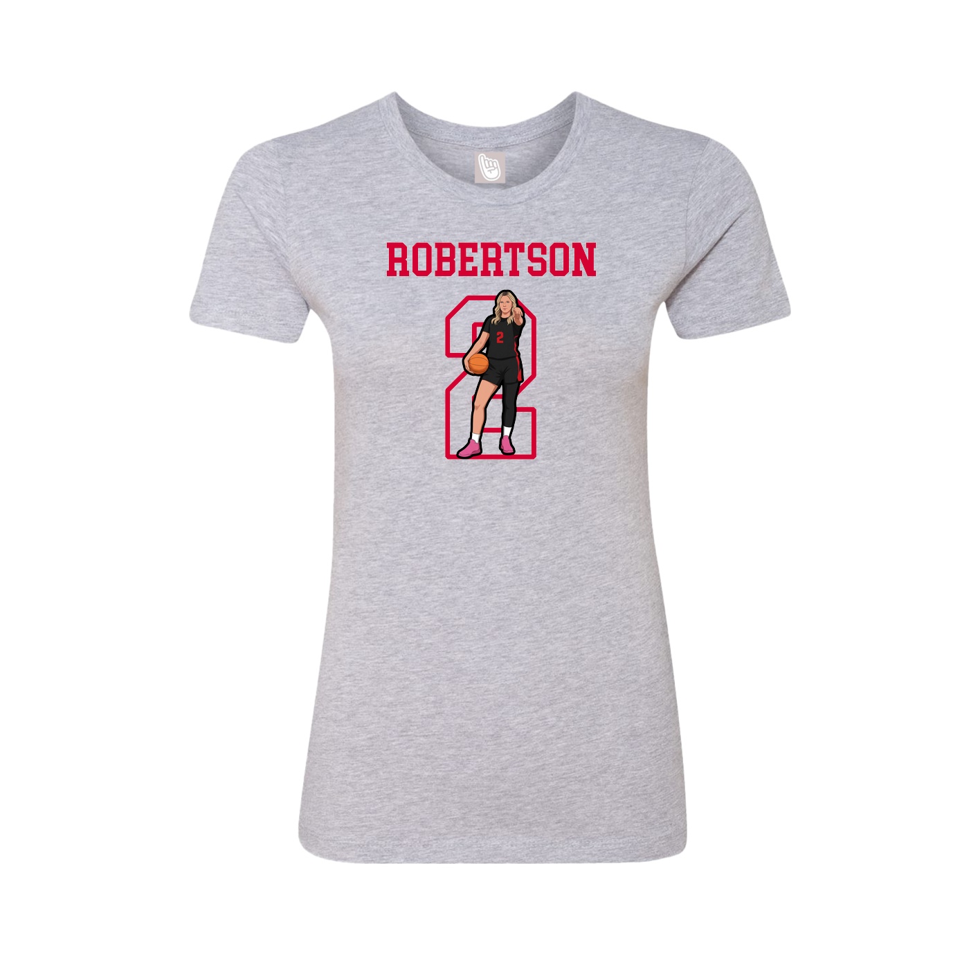 Fitted Women's Tee — Shirsey in Grey