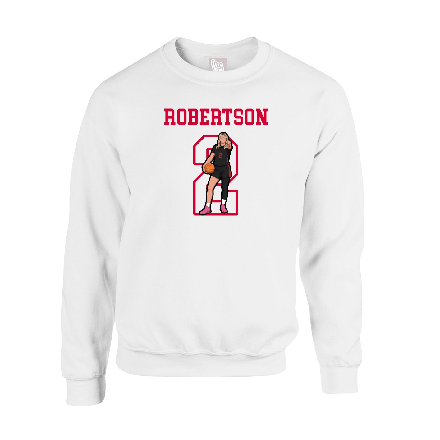 Fleece Crew — Shirsey in White
