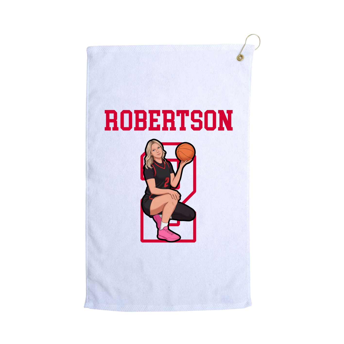 Golf Towel — Shirsey in White