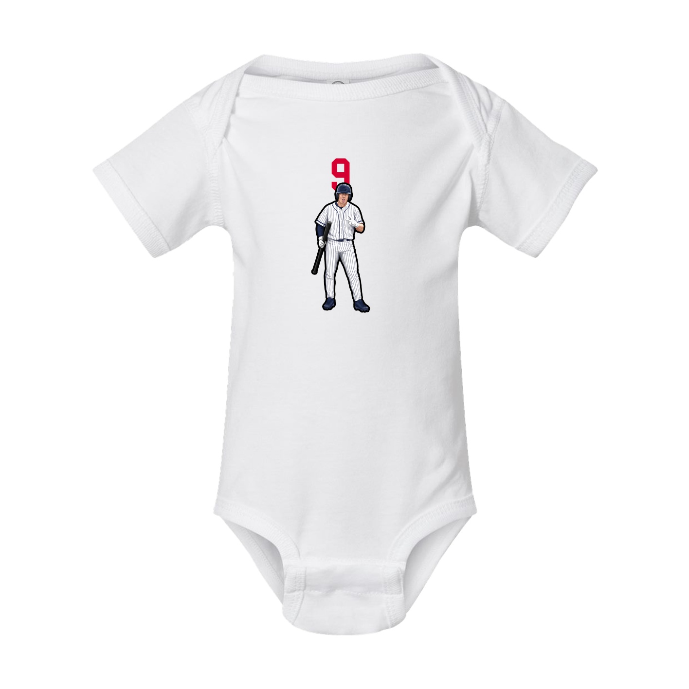 Baby Onesie — Number Top in White