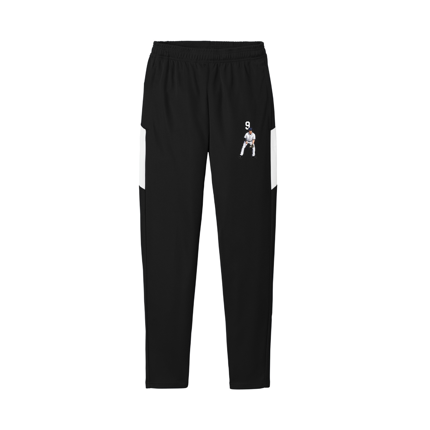 Team Travel Pant — Number Top in Black/White