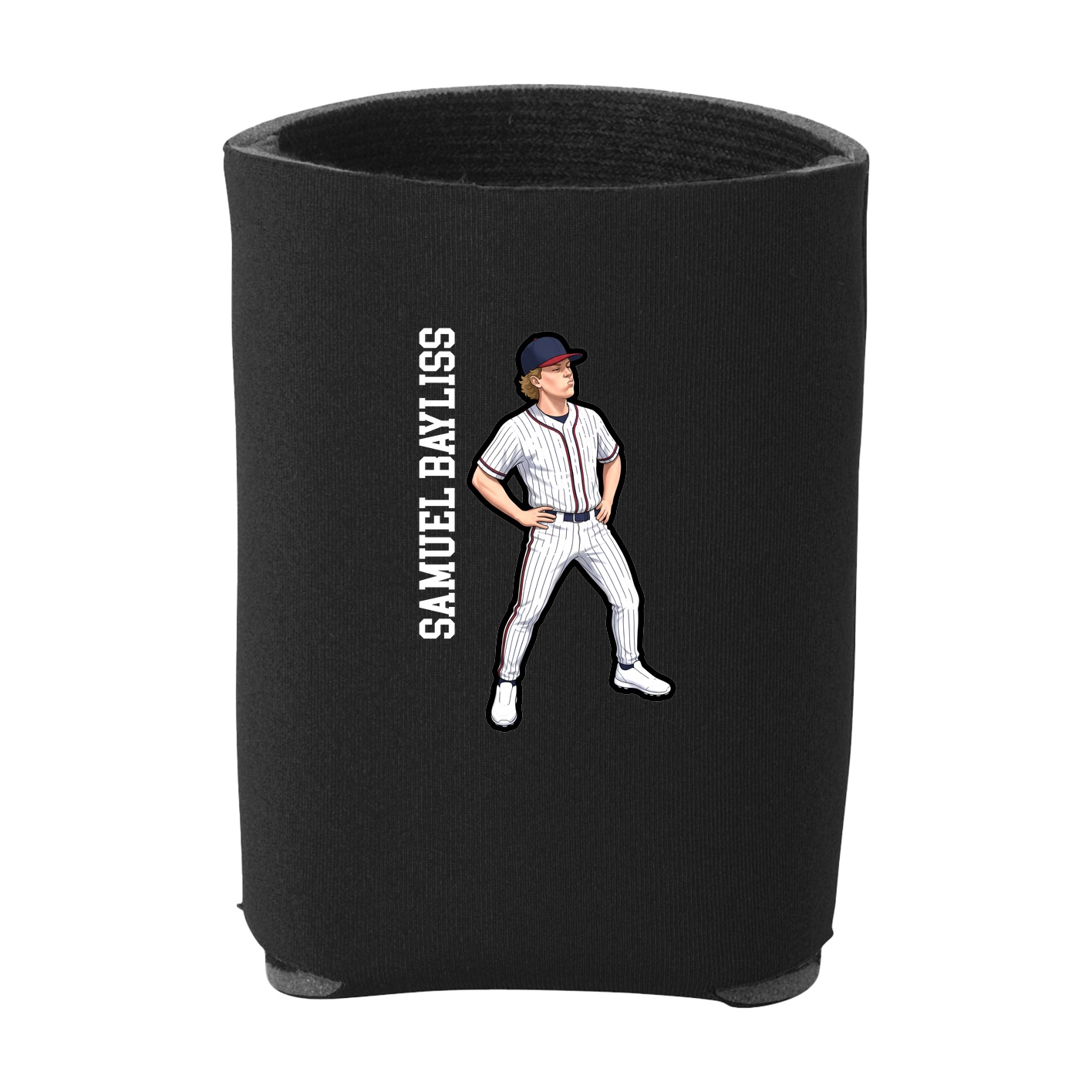 Can Holder — Name Vertical in Black