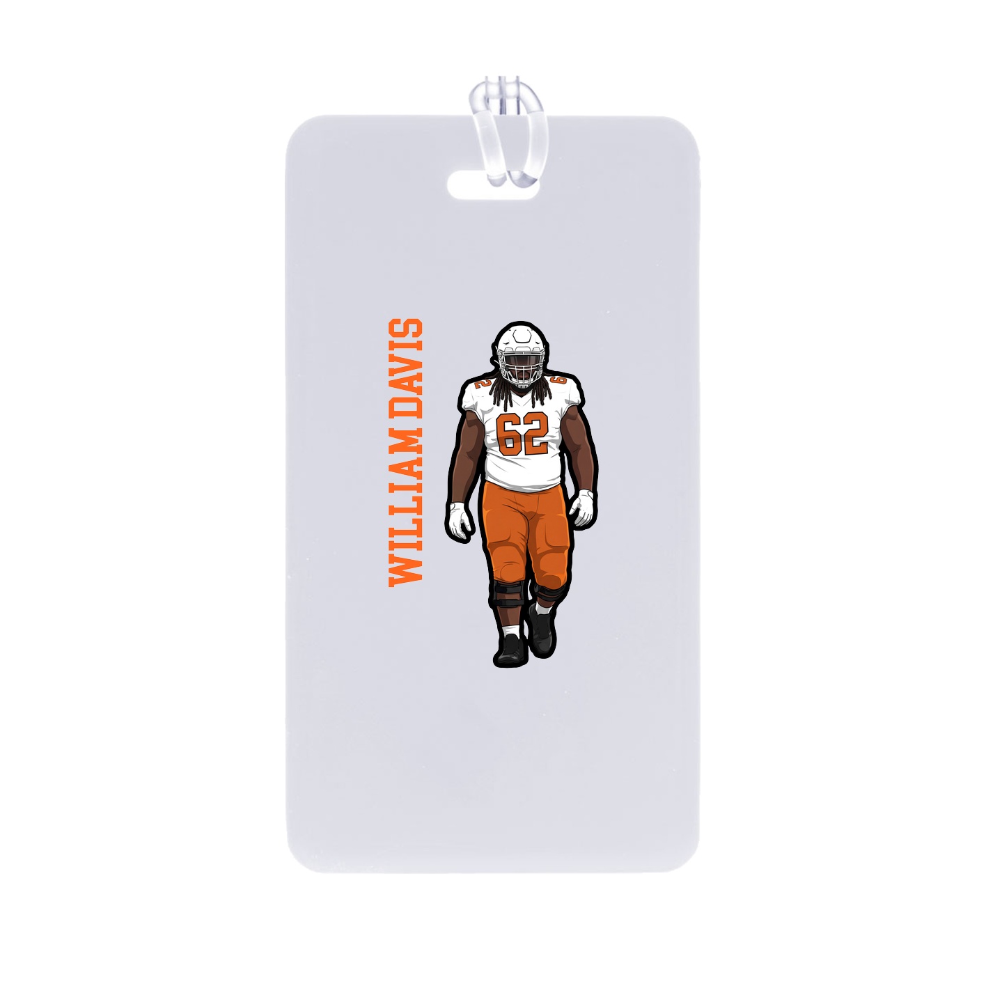 Bag Tag — Name Vertical in Classic