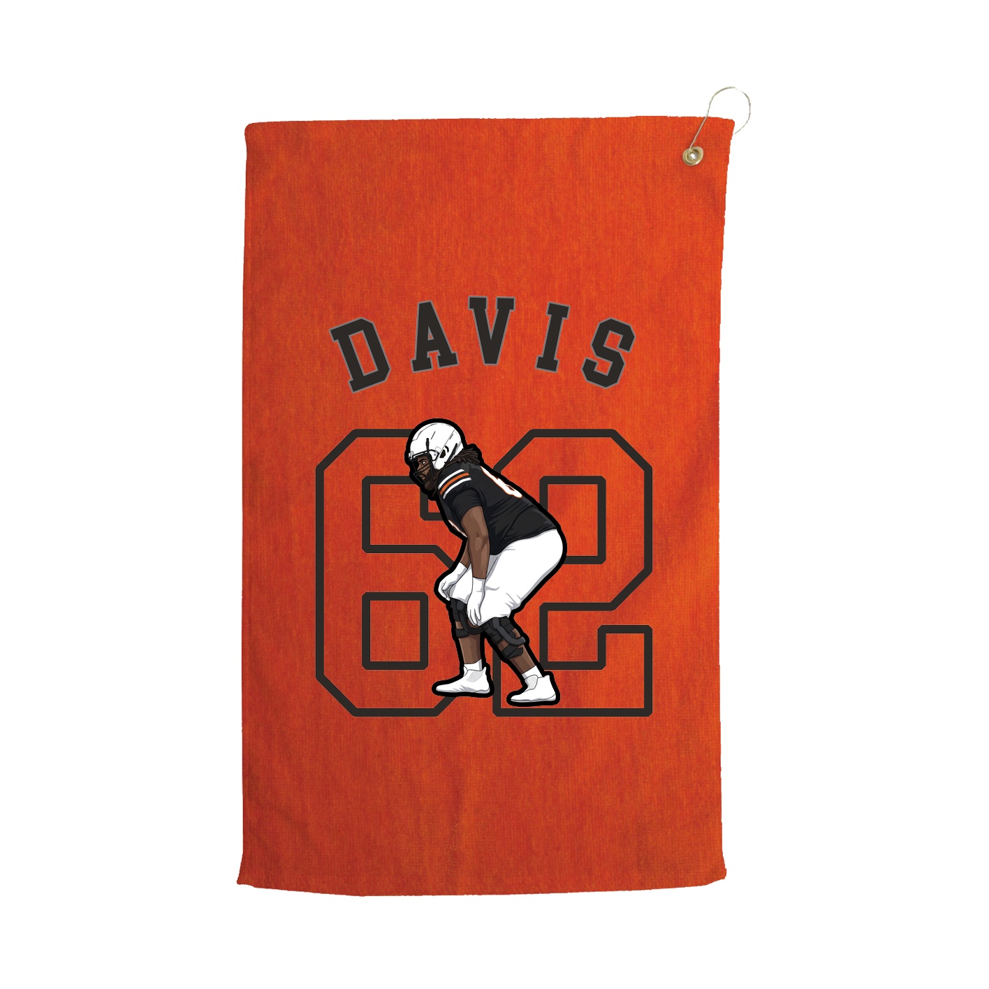 Golf Towel — Shirsey Arch in Orange
