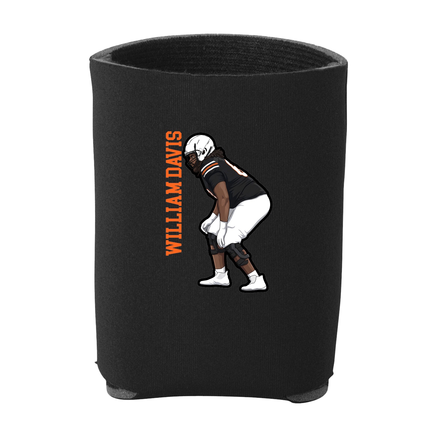 Can Holder — Name Vertical in Black