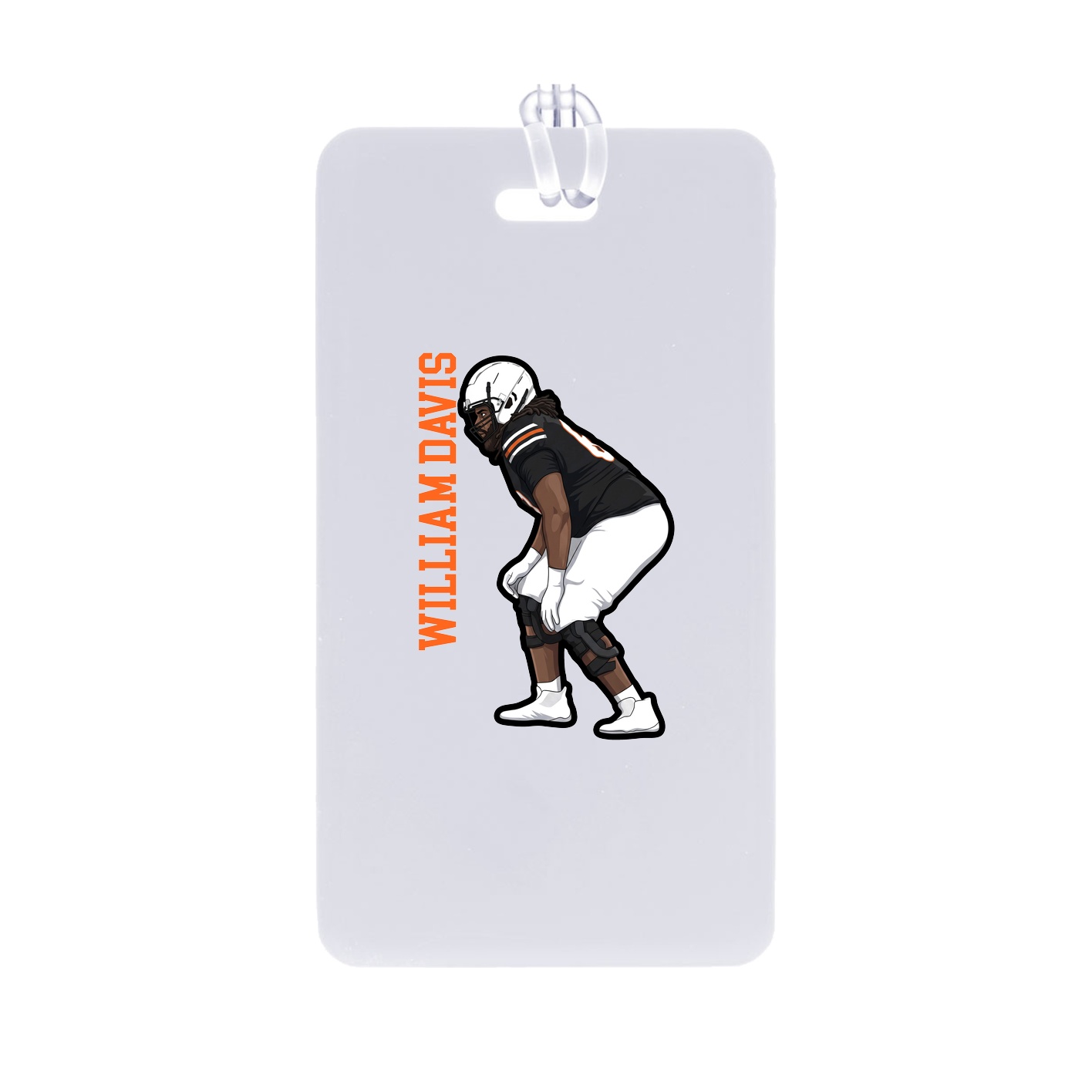 Bag Tag — Name Vertical in Classic
