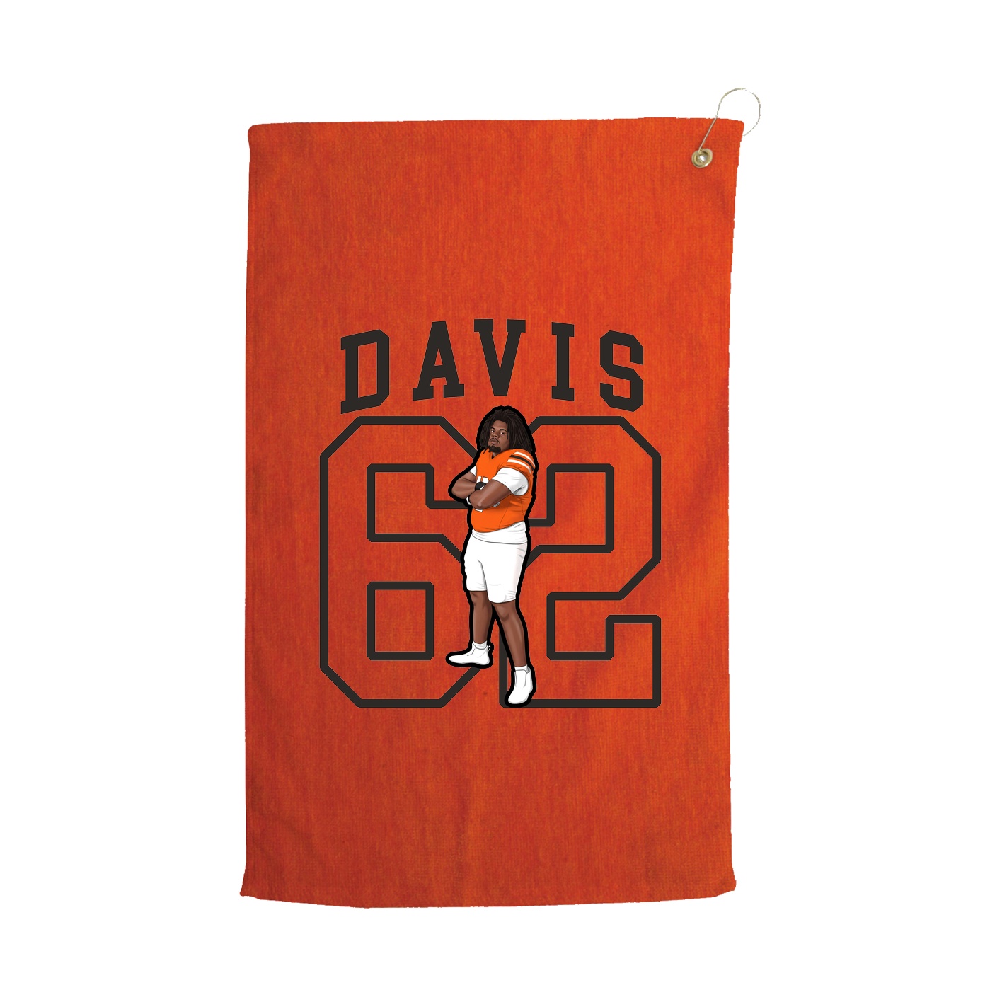 Golf Towel — Shirsey in Orange