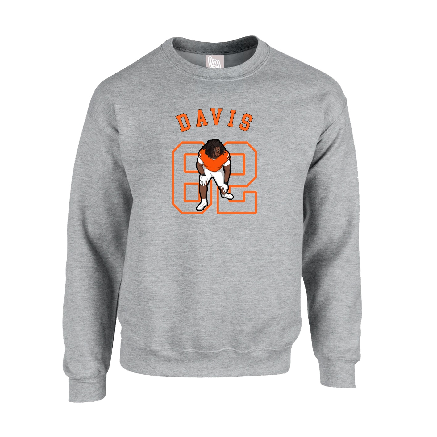 Fleece Crew — Shirsey Arch in Grey