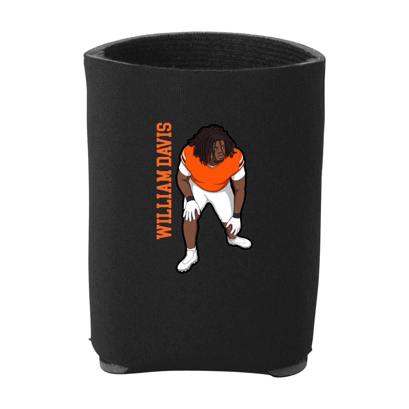 Can Holder — Name Vertical in Black