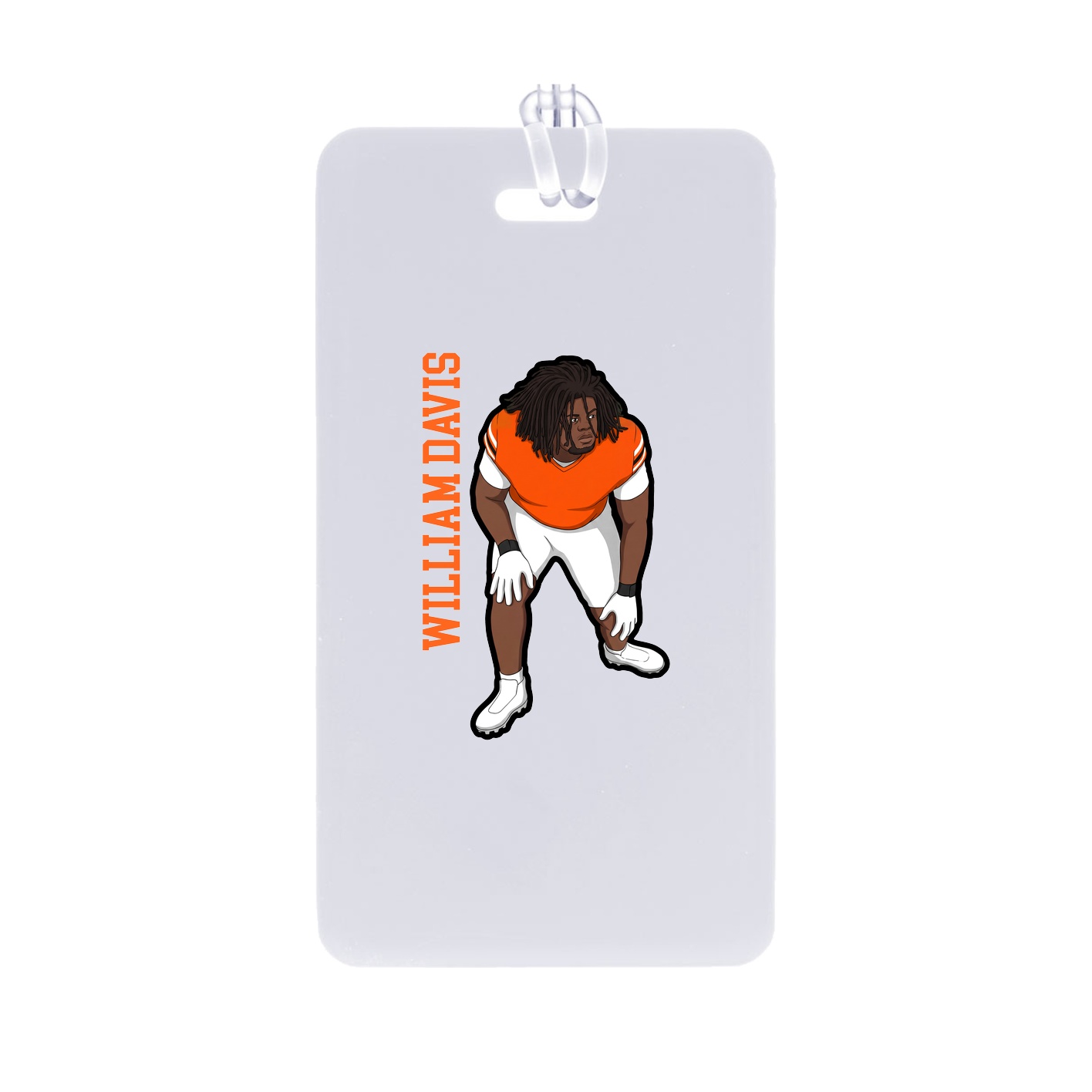 Bag Tag — Name Vertical in Classic
