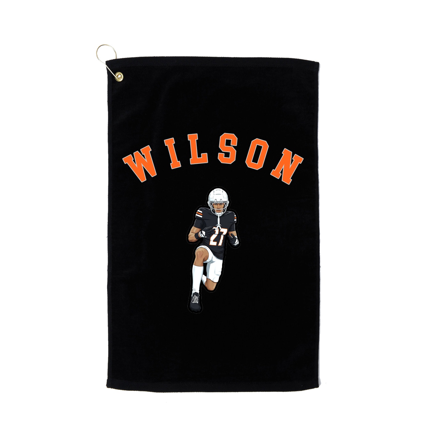 Golf Towel — Shirsey Arch in Black