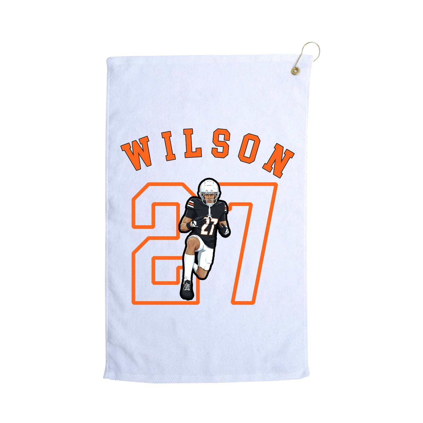 Golf Towel — Shirsey Arch in White