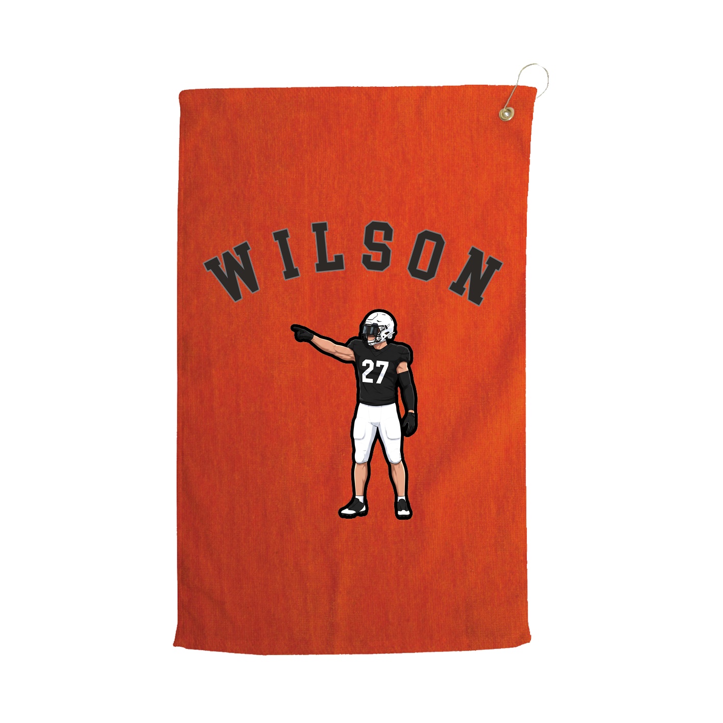 Golf Towel — Shirsey Arch in Orange