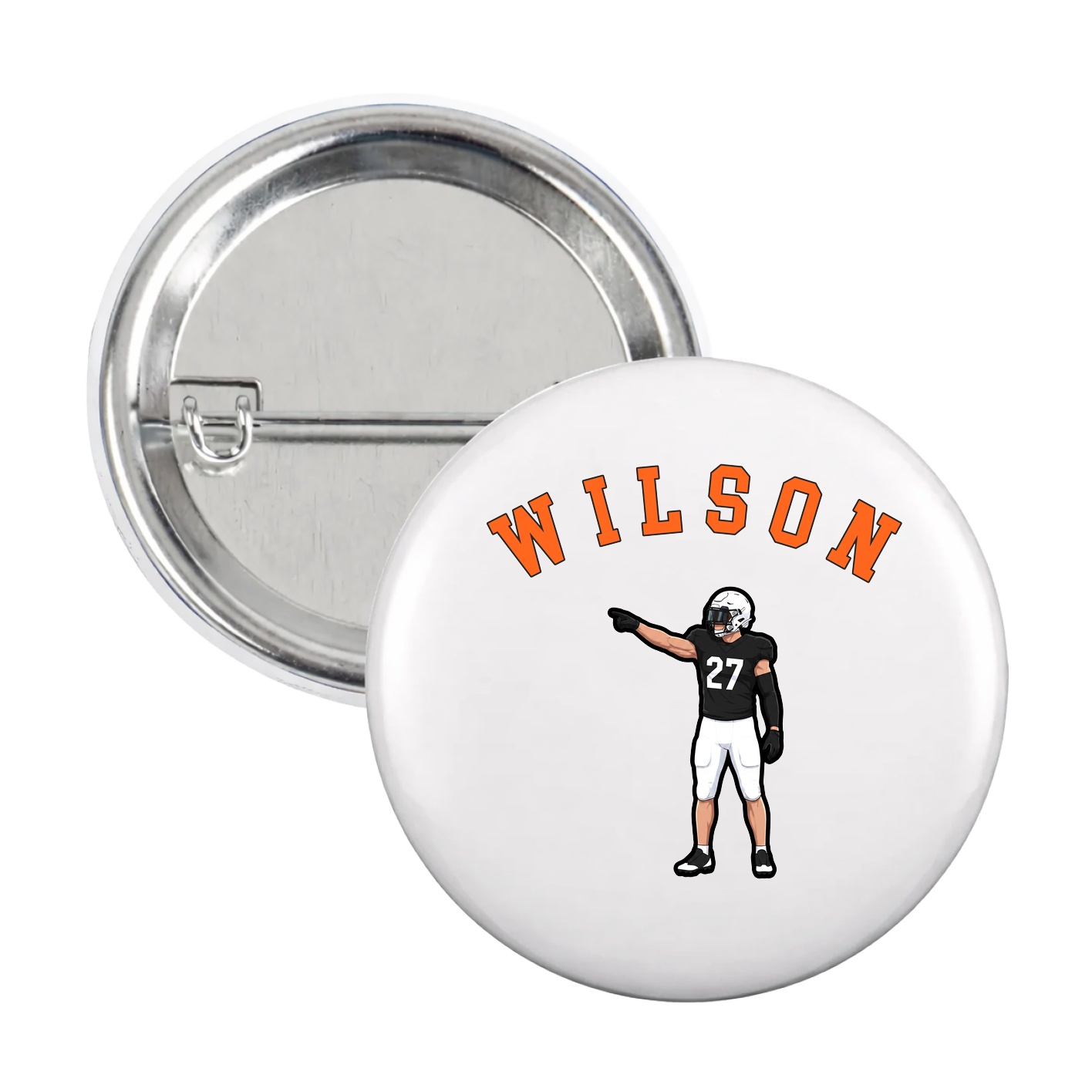 Game Day Button — Shirsey Arch in White