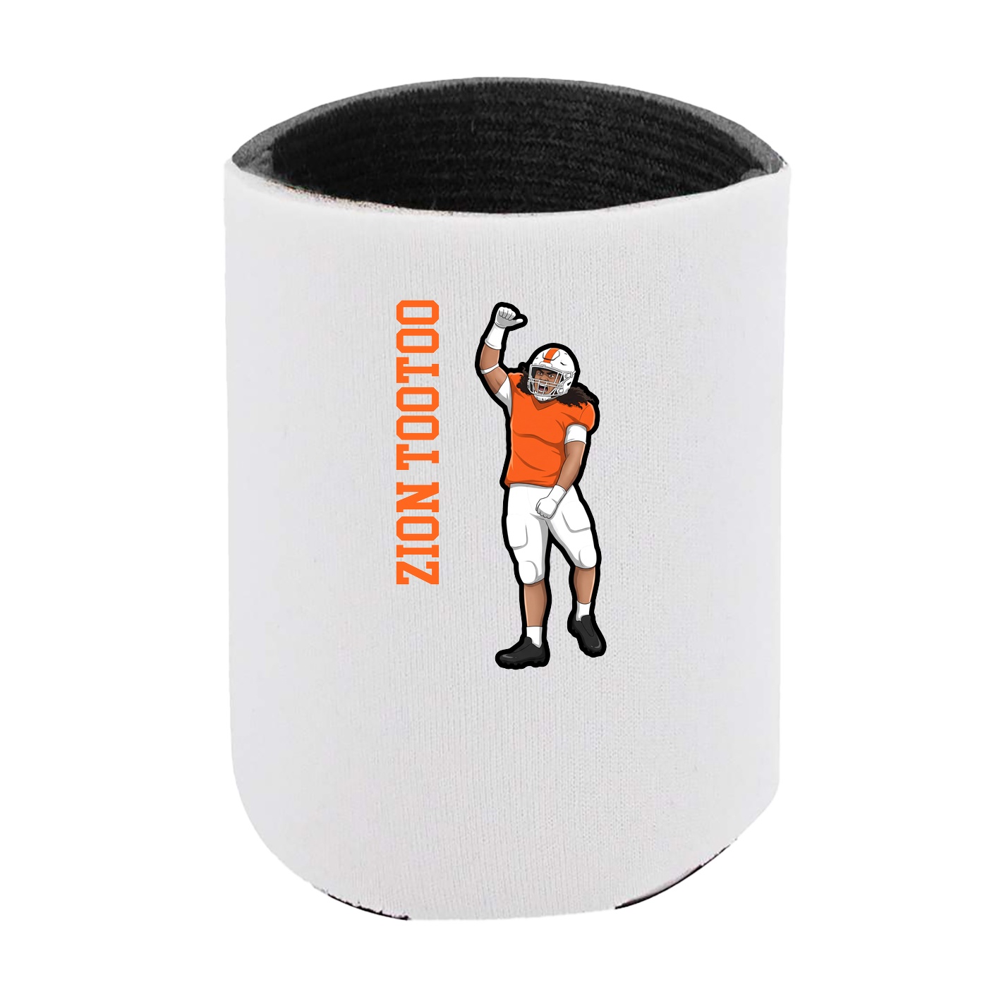 Can Holder — Name Vertical in White
