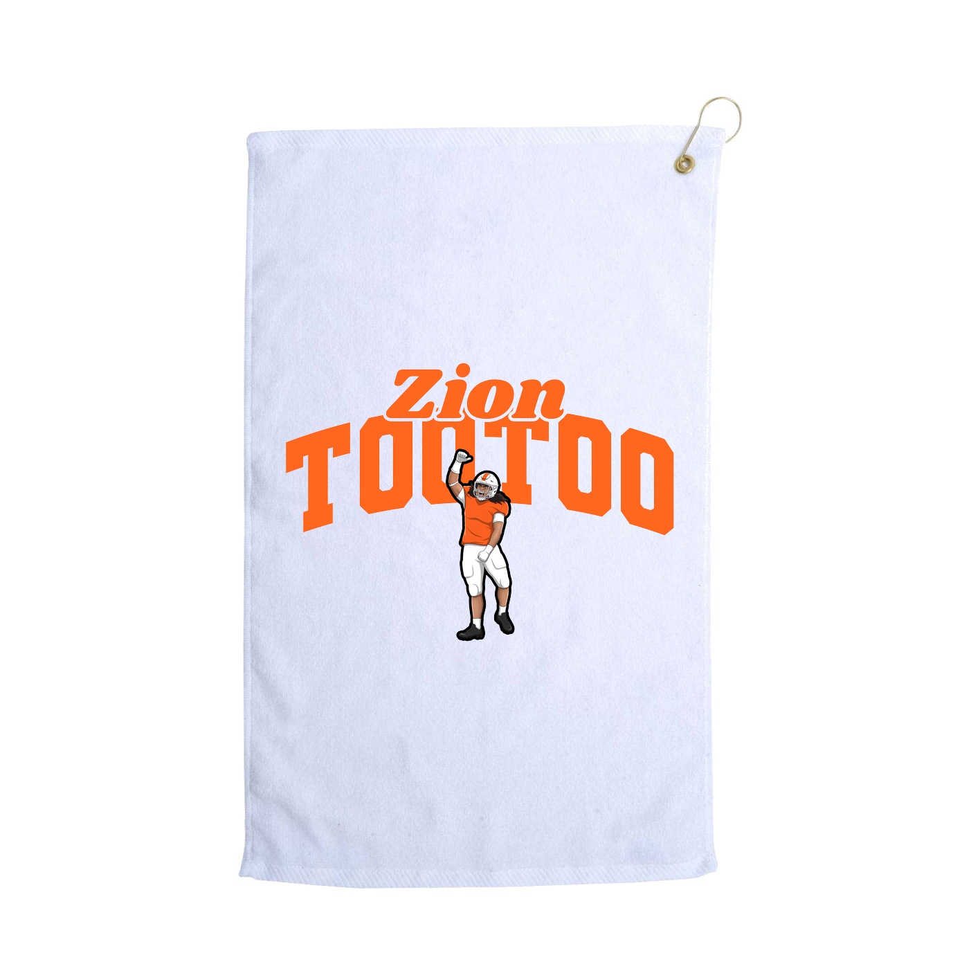 Golf Towel — Signature Arch in White