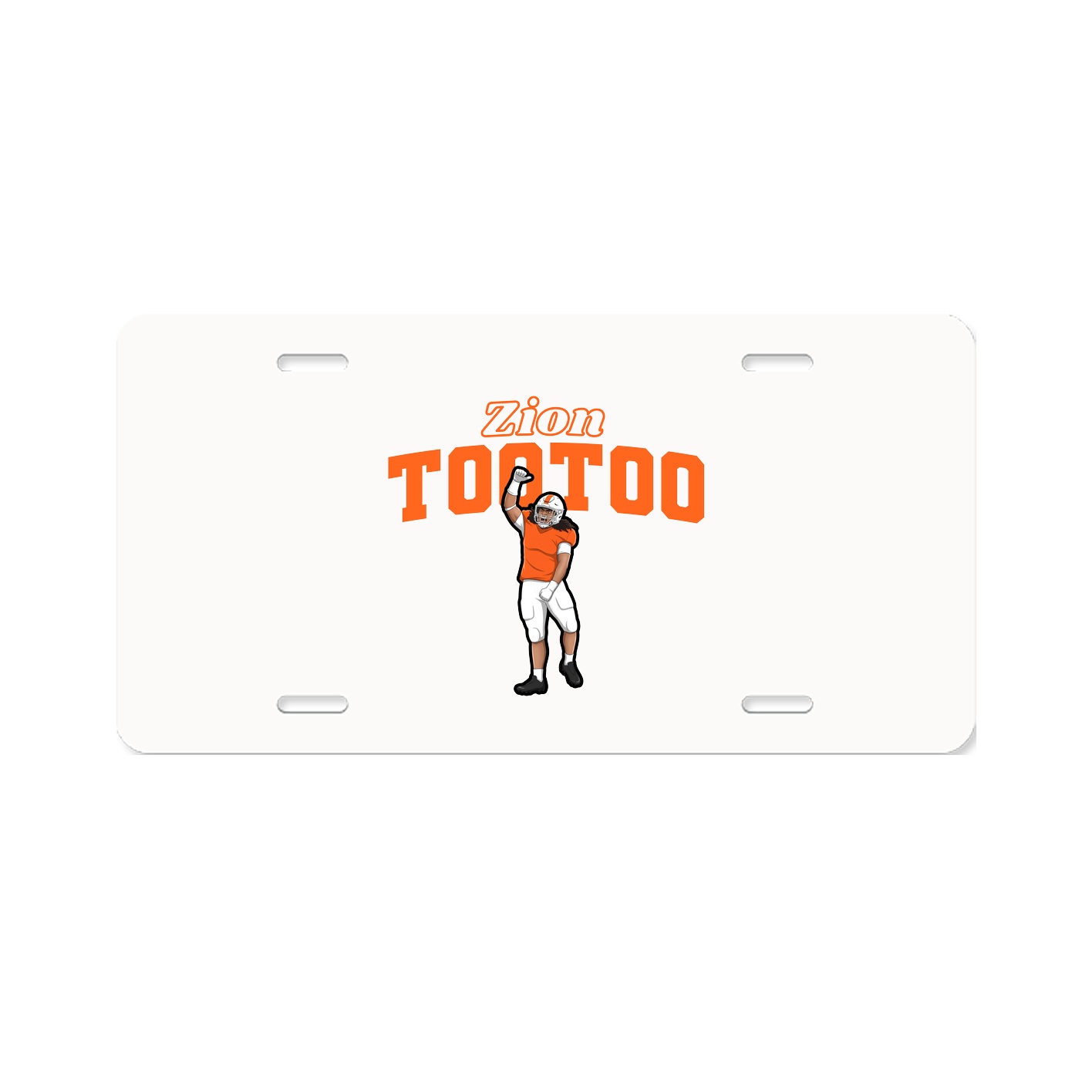 License Plate — Name Arch in Classic