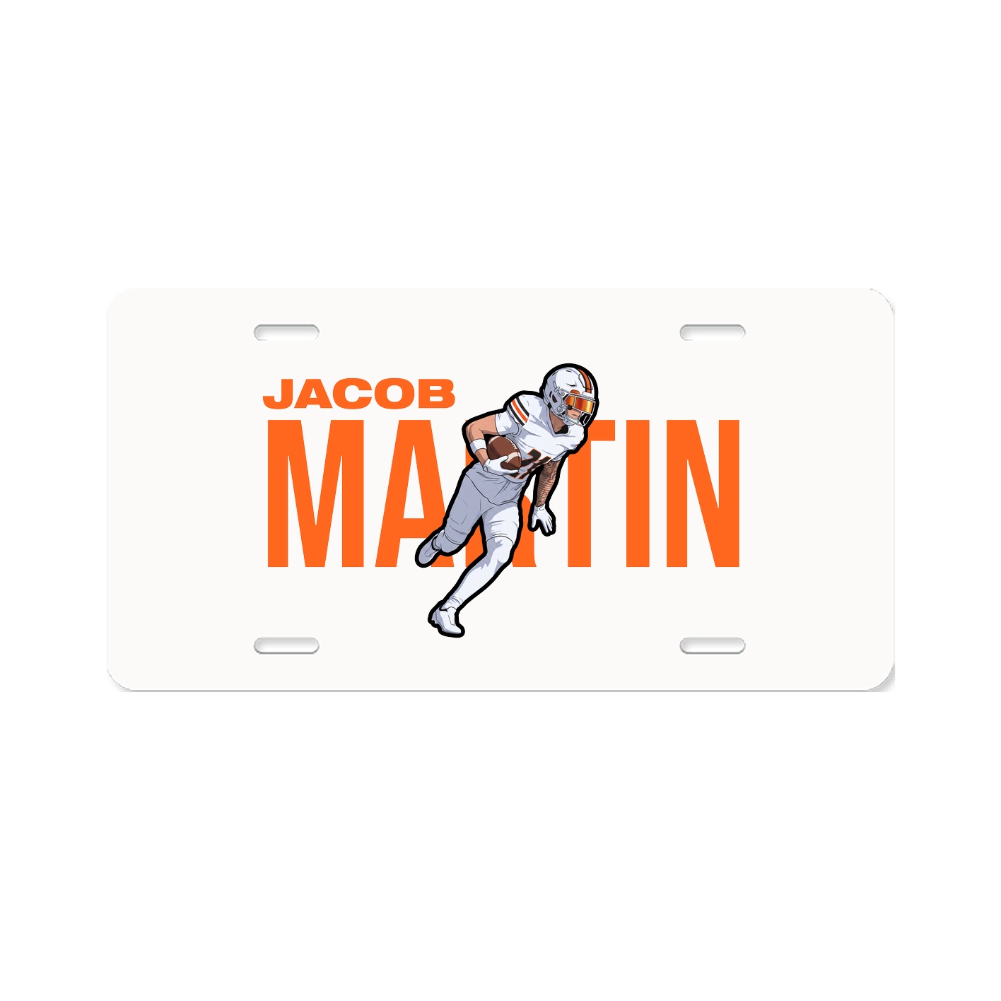 License Plate — Player Name in Classic