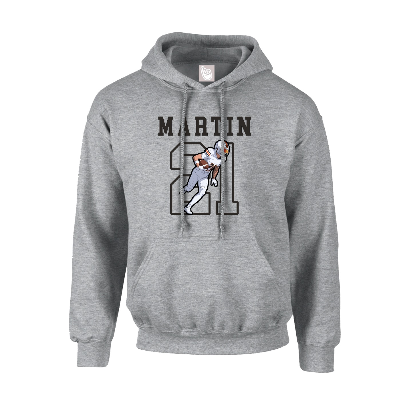 Hoodie — Shirsey in Grey