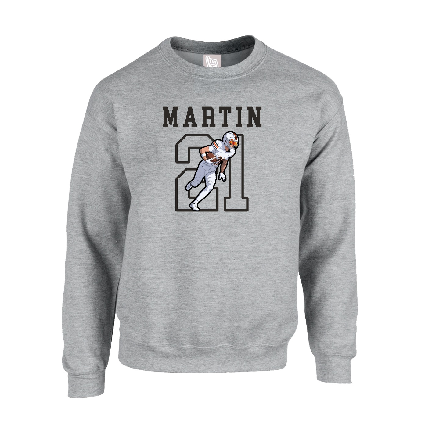 Fleece Crew — Shirsey in Grey
